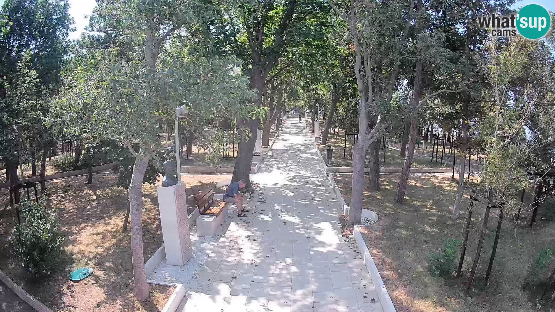 Webcam Schriftstellerpark Senj – Live am Meer