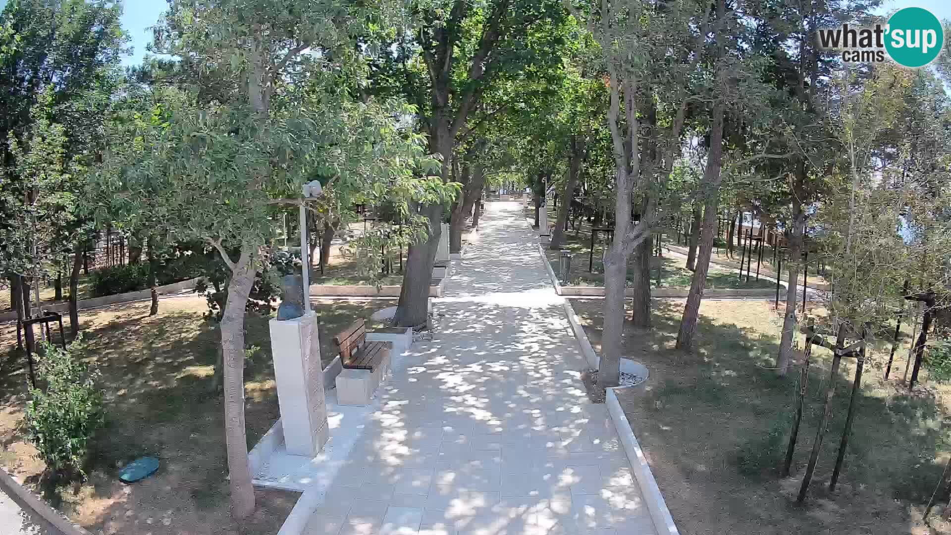 Webcam Schriftstellerpark Senj – Live am Meer