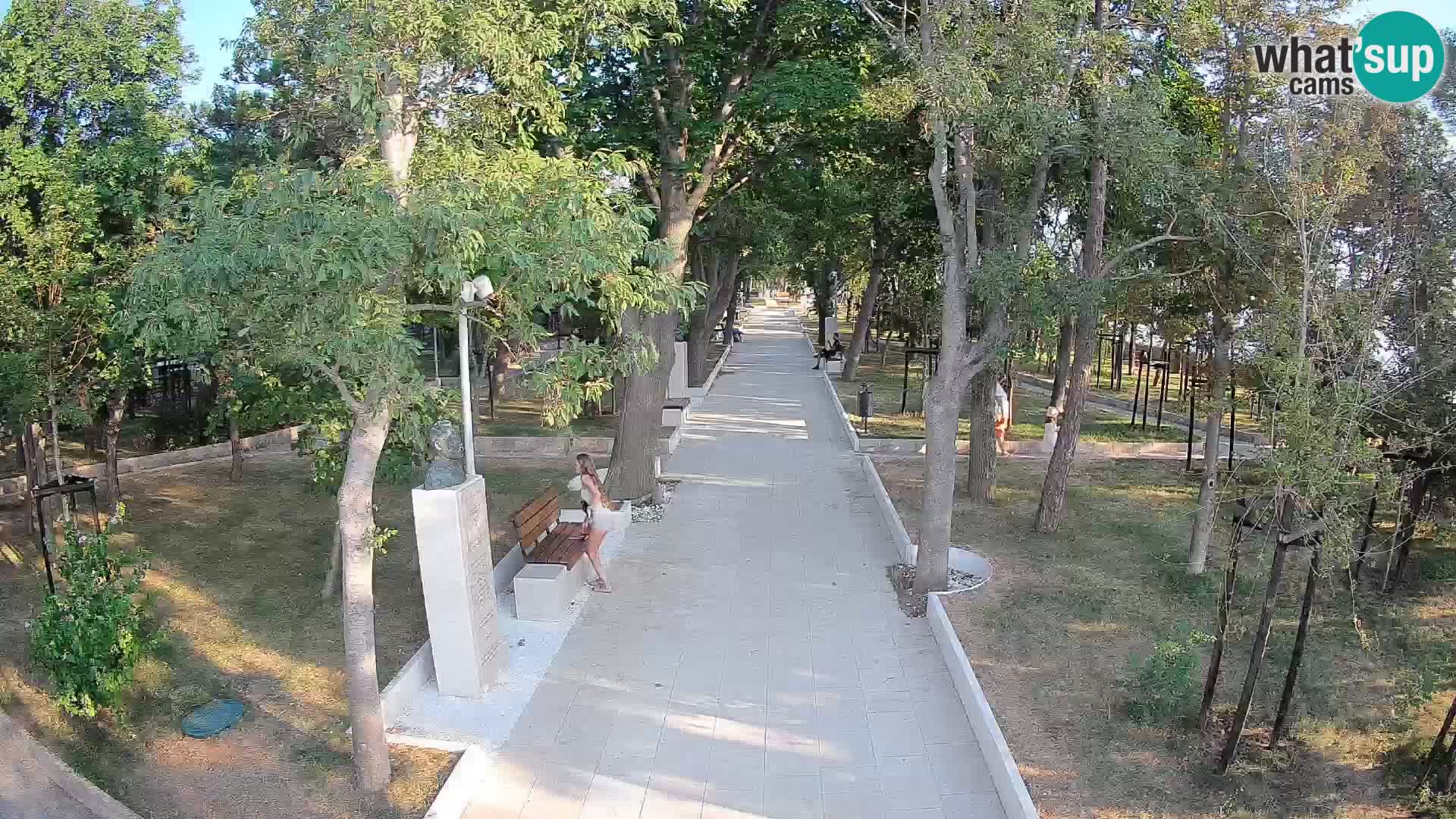 Webcam Schriftstellerpark Senj – Live am Meer