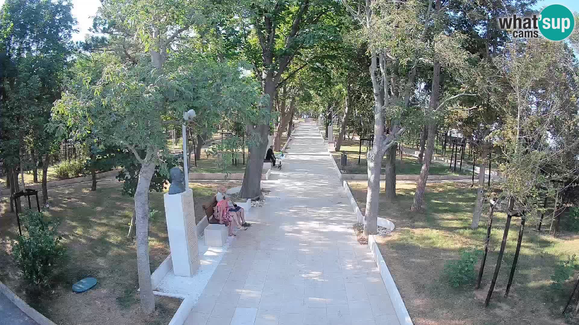 Writers’ Park Webcam Senj – Live by the Sea