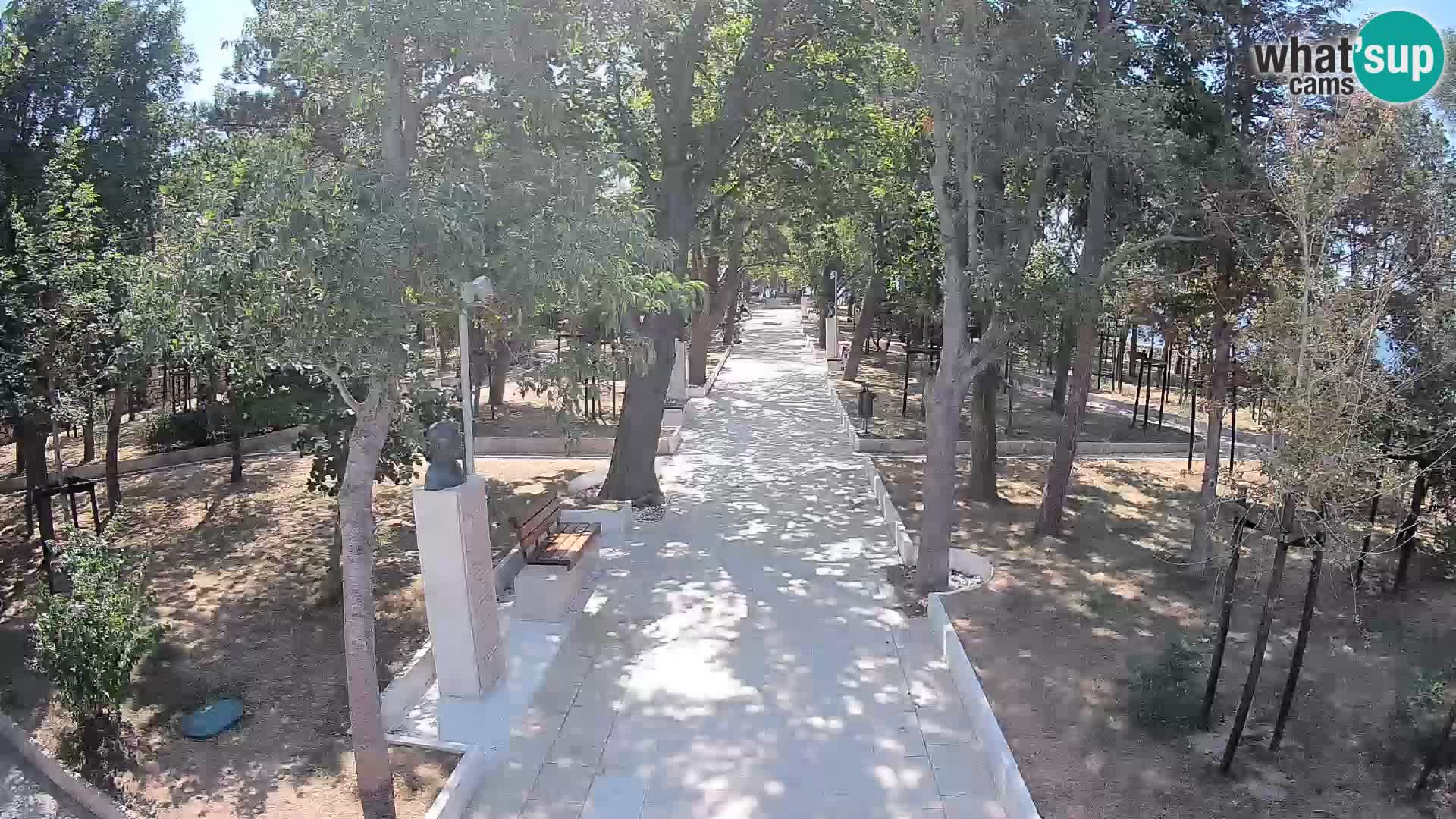 Writers’ Park Webcam Senj – Live by the Sea