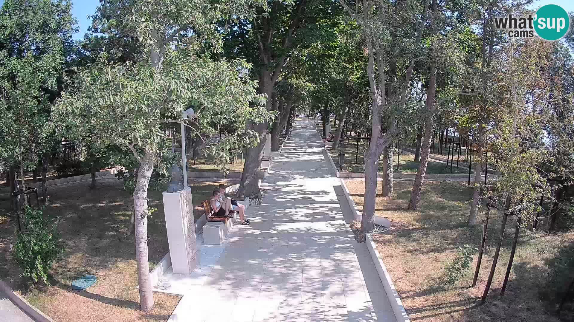 Writers’ Park Webcam Senj – Live by the Sea