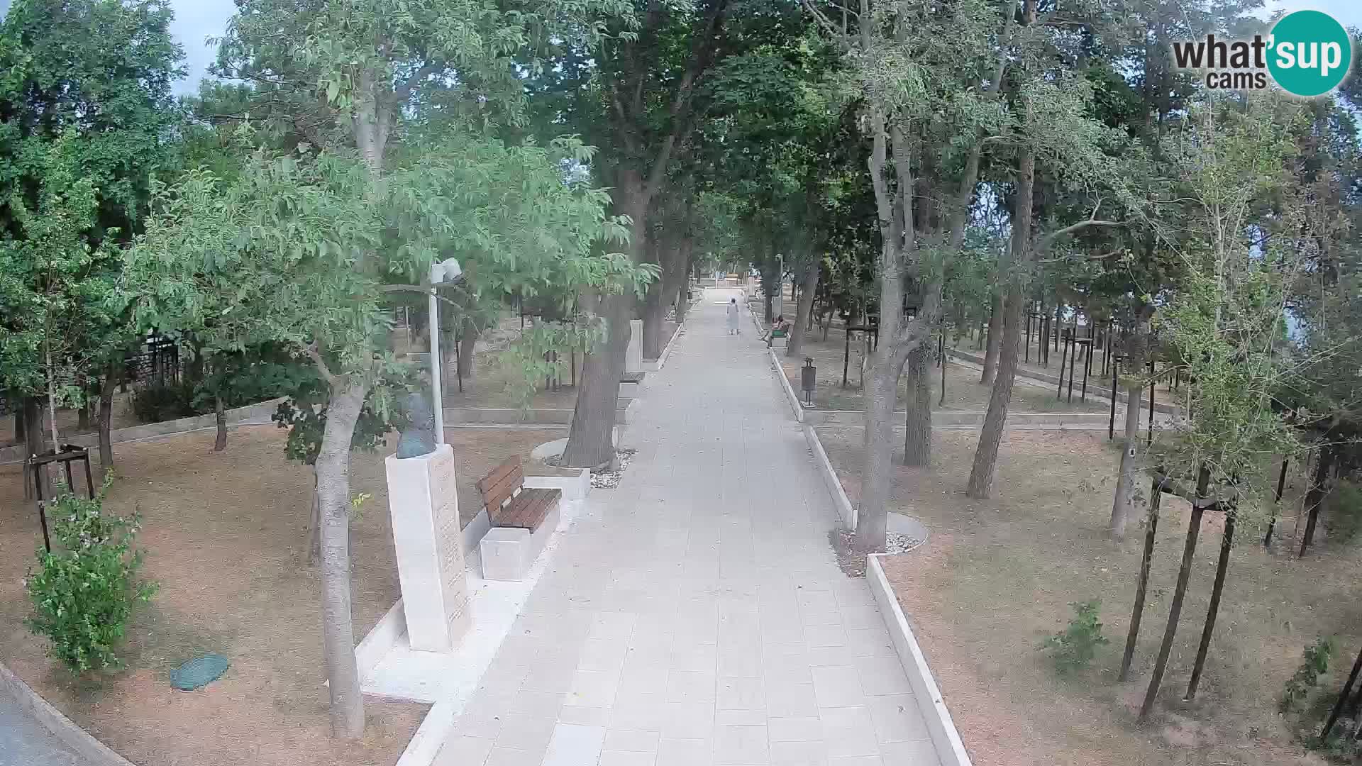 Writers’ Park Webcam Senj – Live by the Sea