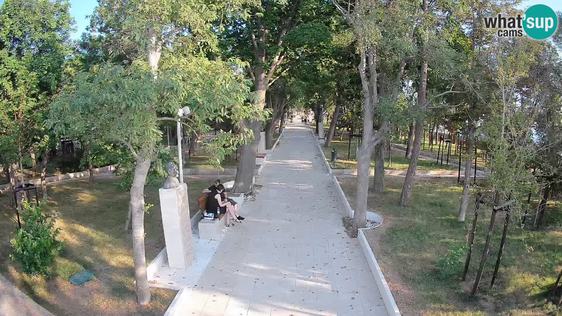 Writers’ Park Webcam Senj – Live by the Sea