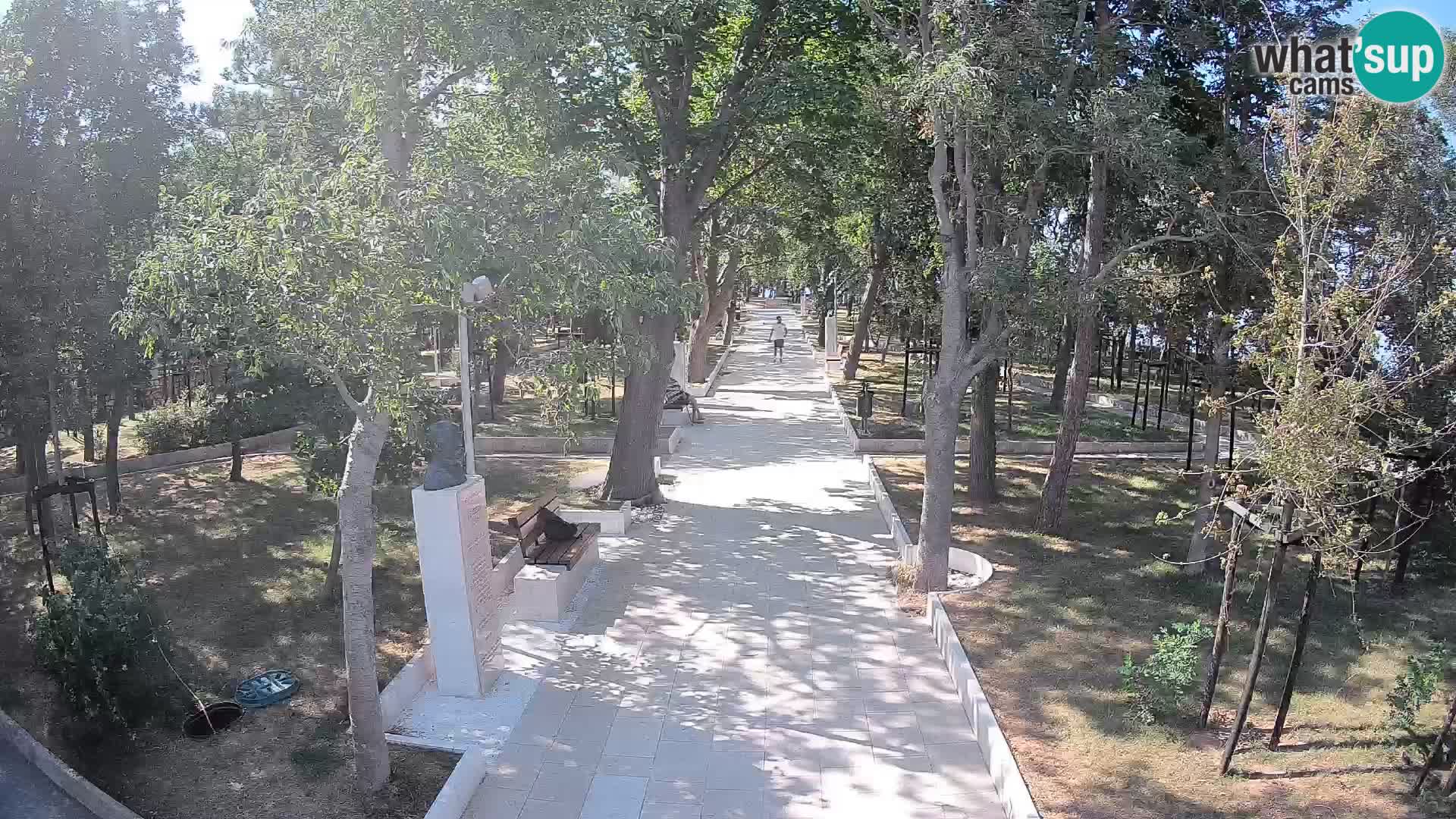 Webcam Schriftstellerpark Senj – Live am Meer