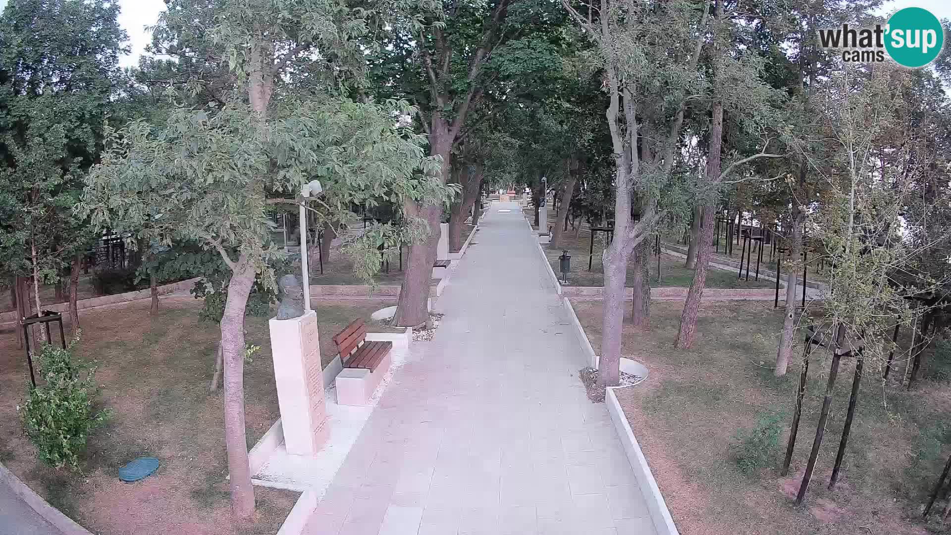 Writers’ Park Webcam Senj – Live by the Sea