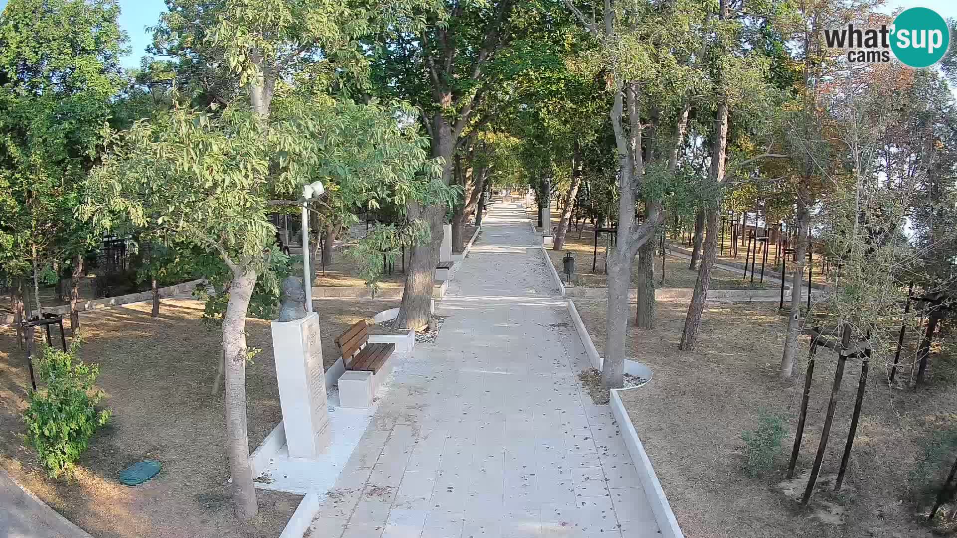 Writers’ Park Webcam Senj – Live by the Sea