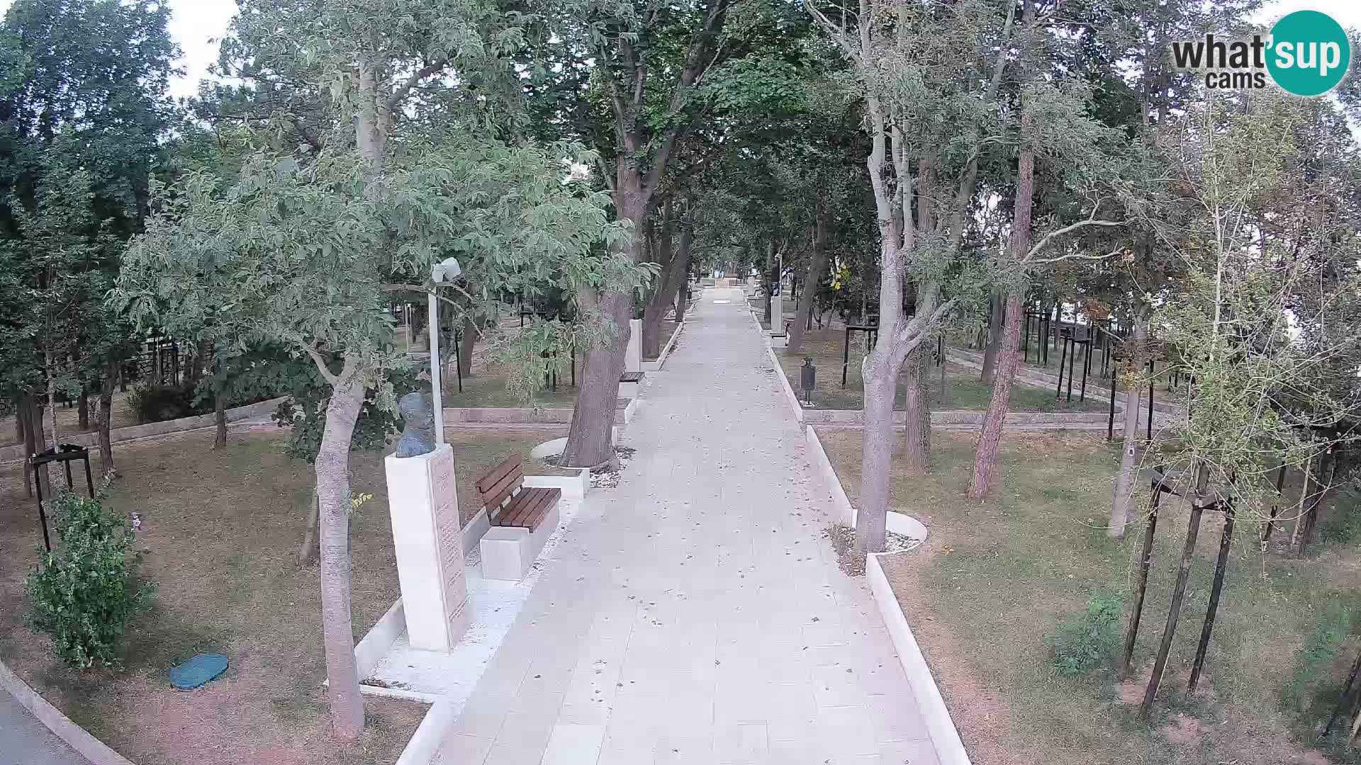 Webcam Schriftstellerpark Senj – Live am Meer