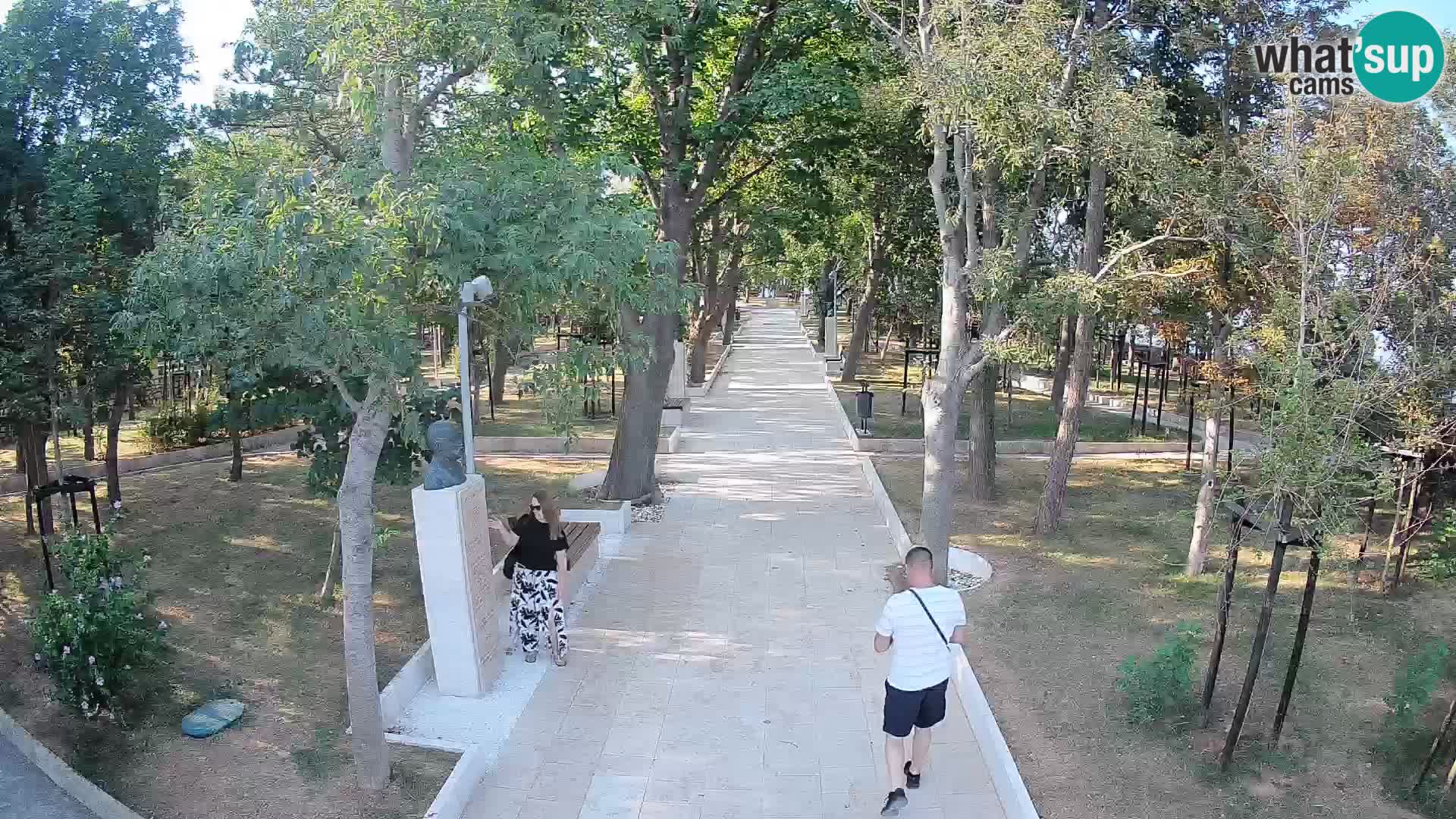 Writers’ Park Webcam Senj – Live by the Sea