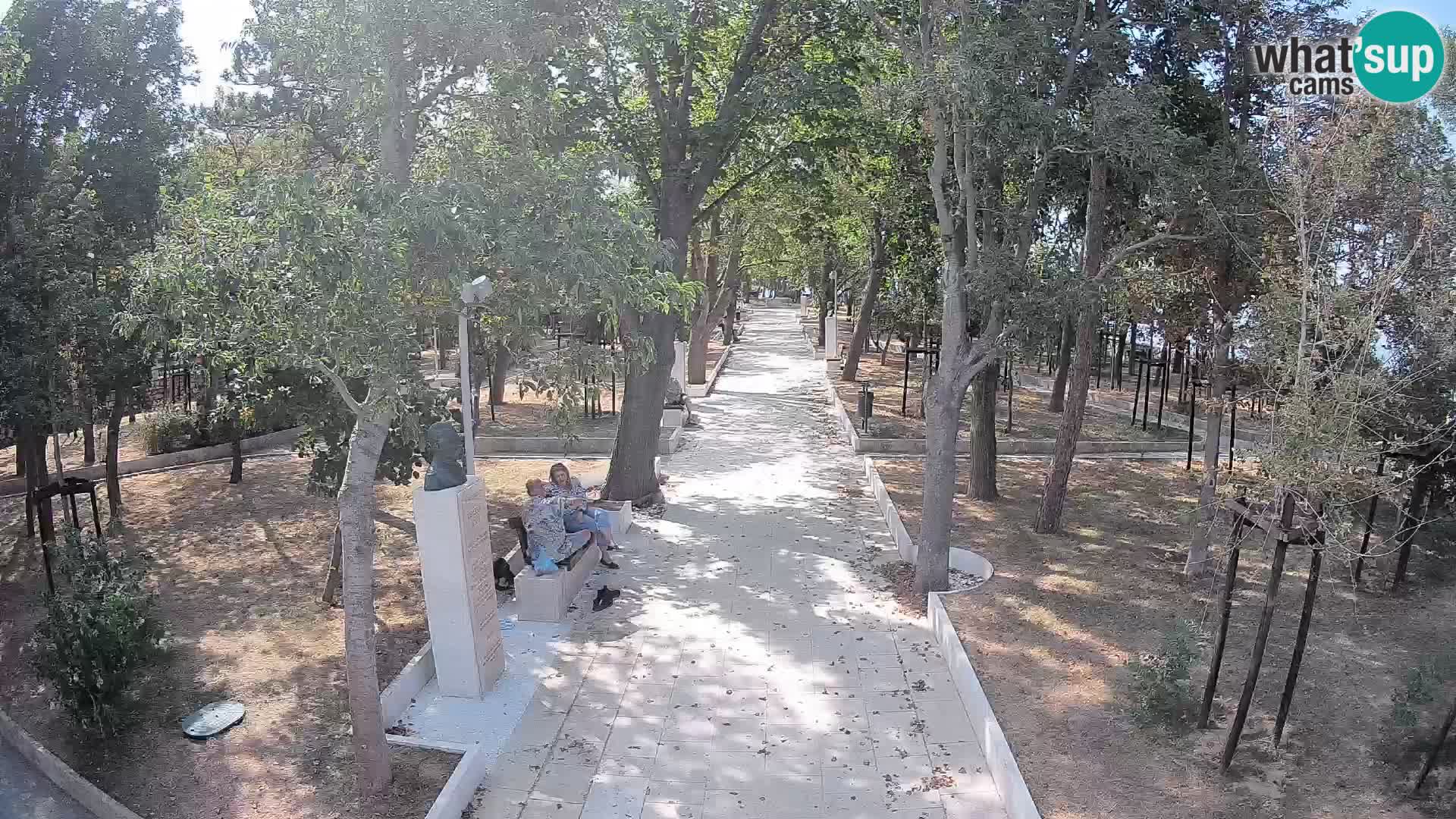 Writers’ Park Webcam Senj – Live by the Sea