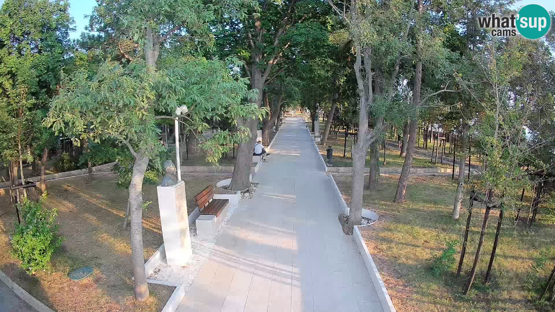 Writers’ Park Webcam Senj – Live by the Sea