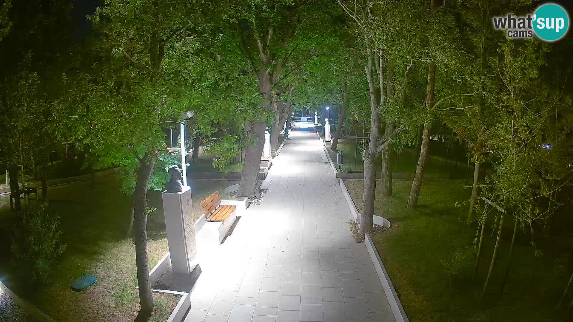Writers’ Park Webcam Senj – Live by the Sea