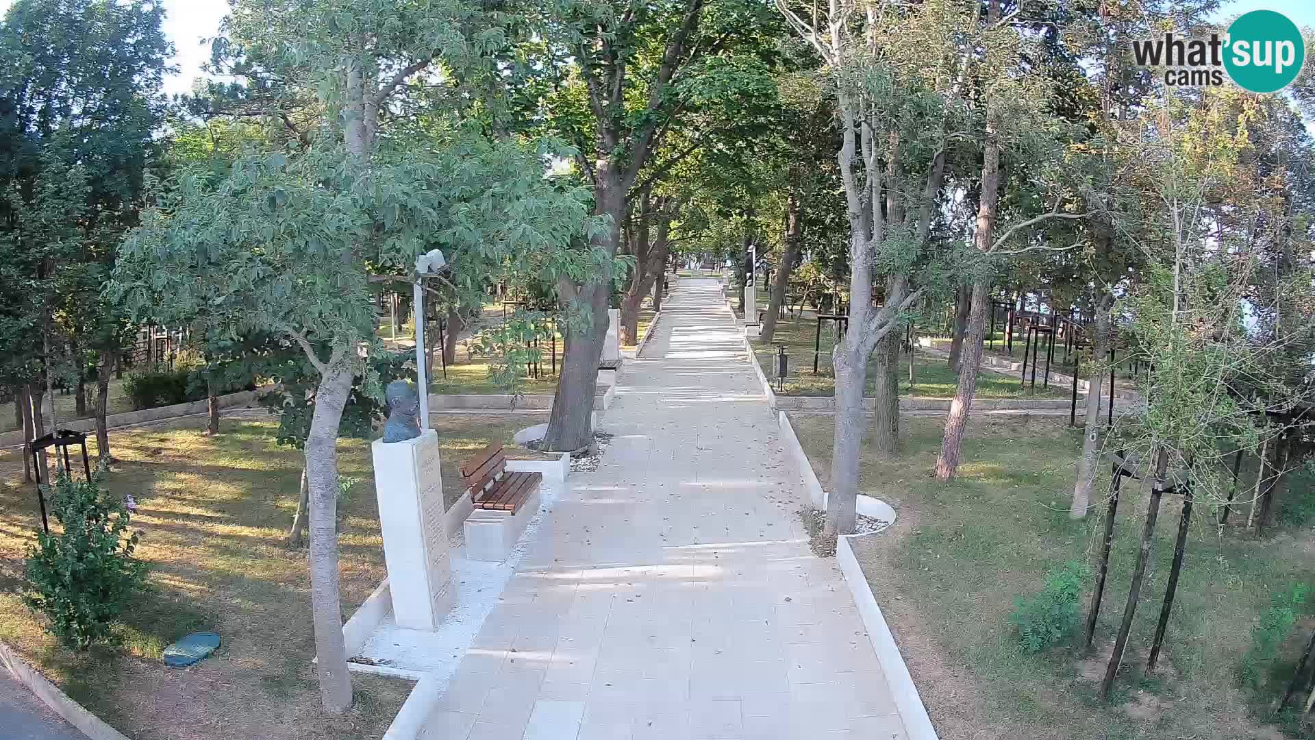 Writers’ Park Webcam Senj – Live by the Sea