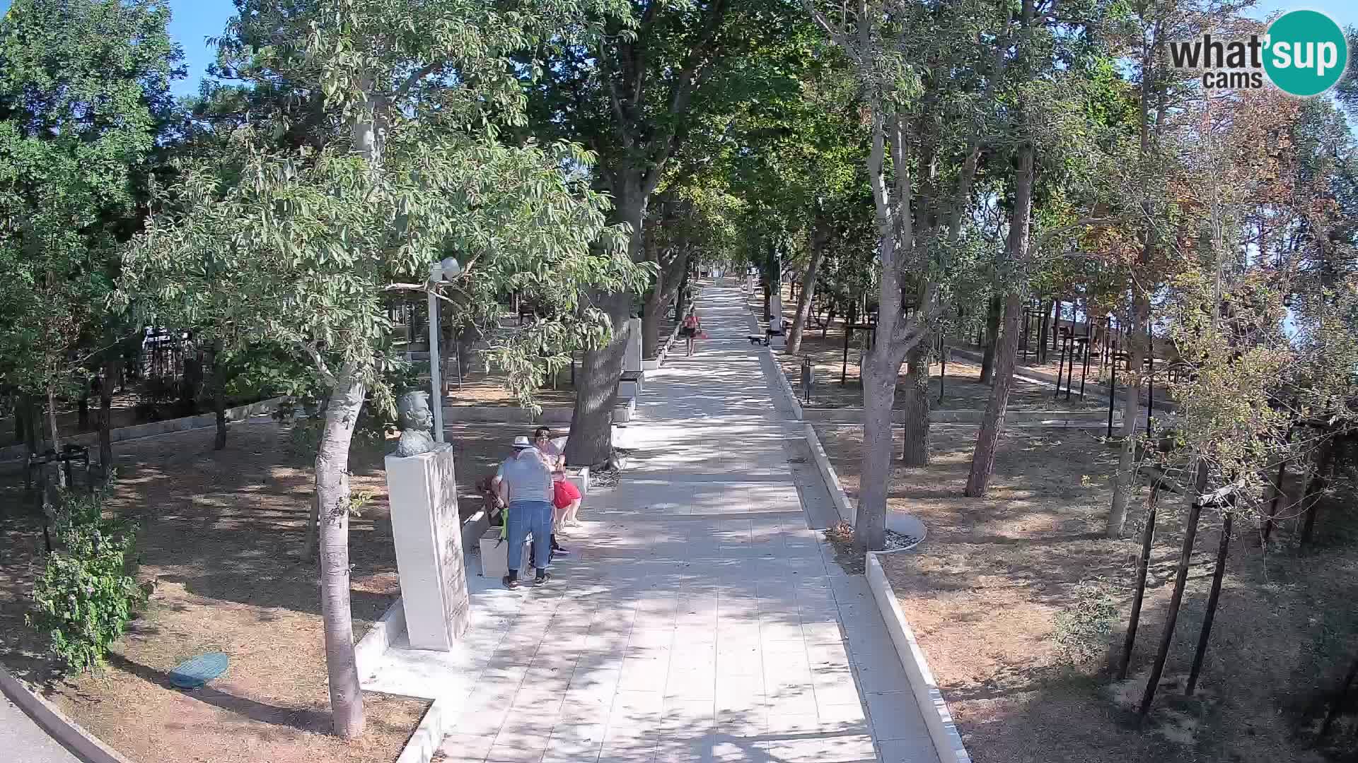 Writers’ Park Webcam Senj – Live by the Sea