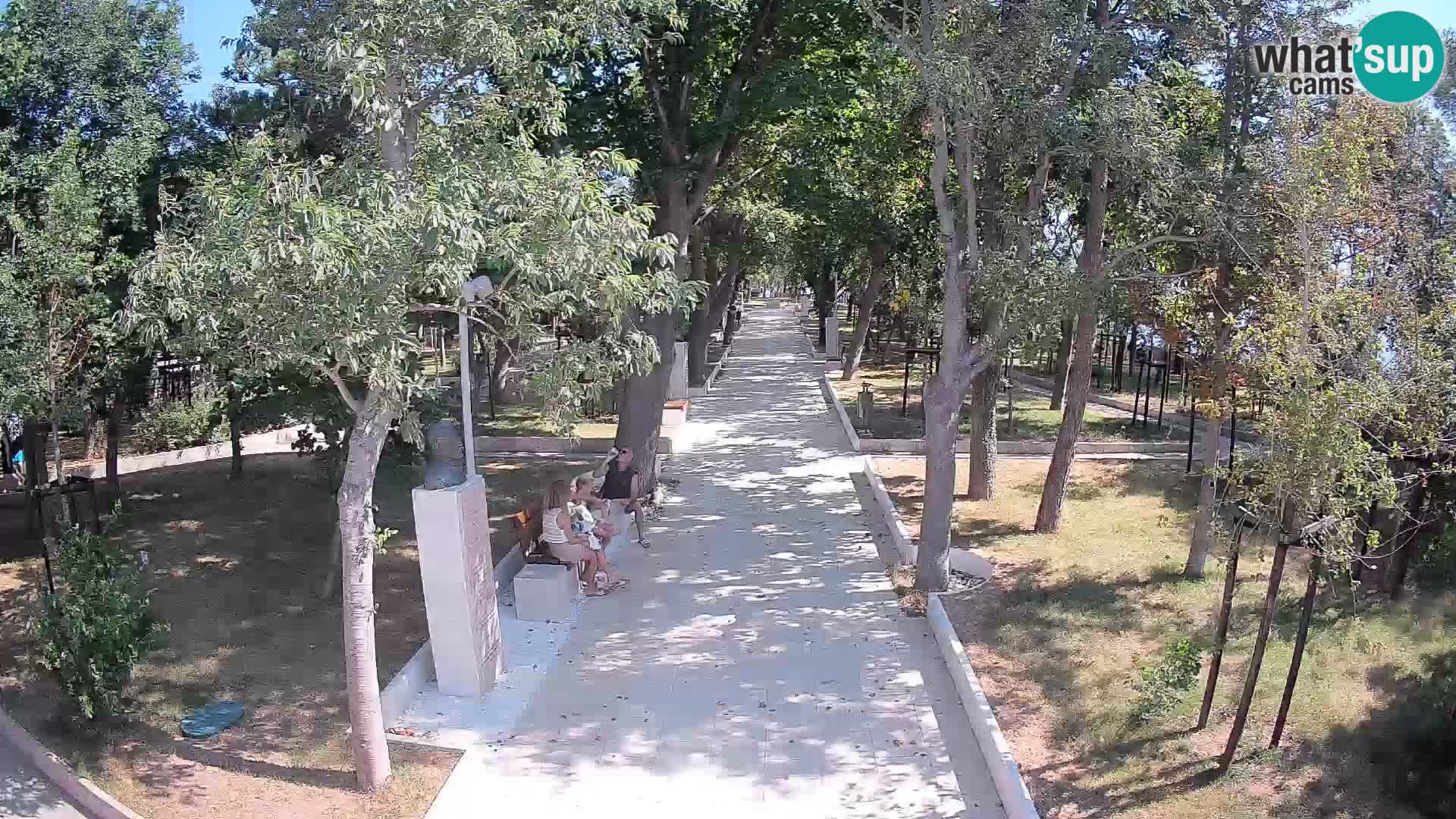 Webcam Schriftstellerpark Senj – Live am Meer