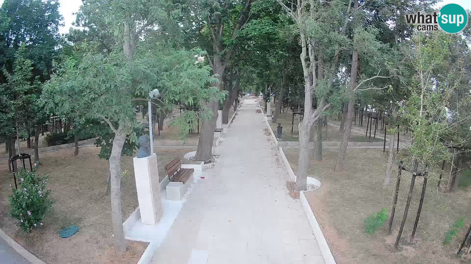 Writers’ Park Webcam Senj – Live by the Sea