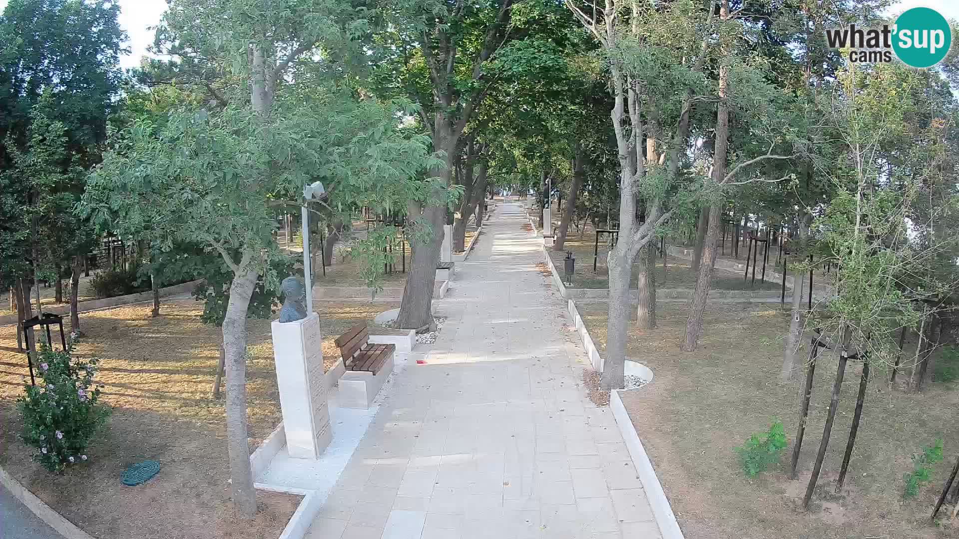 Webcam Schriftstellerpark Senj – Live am Meer
