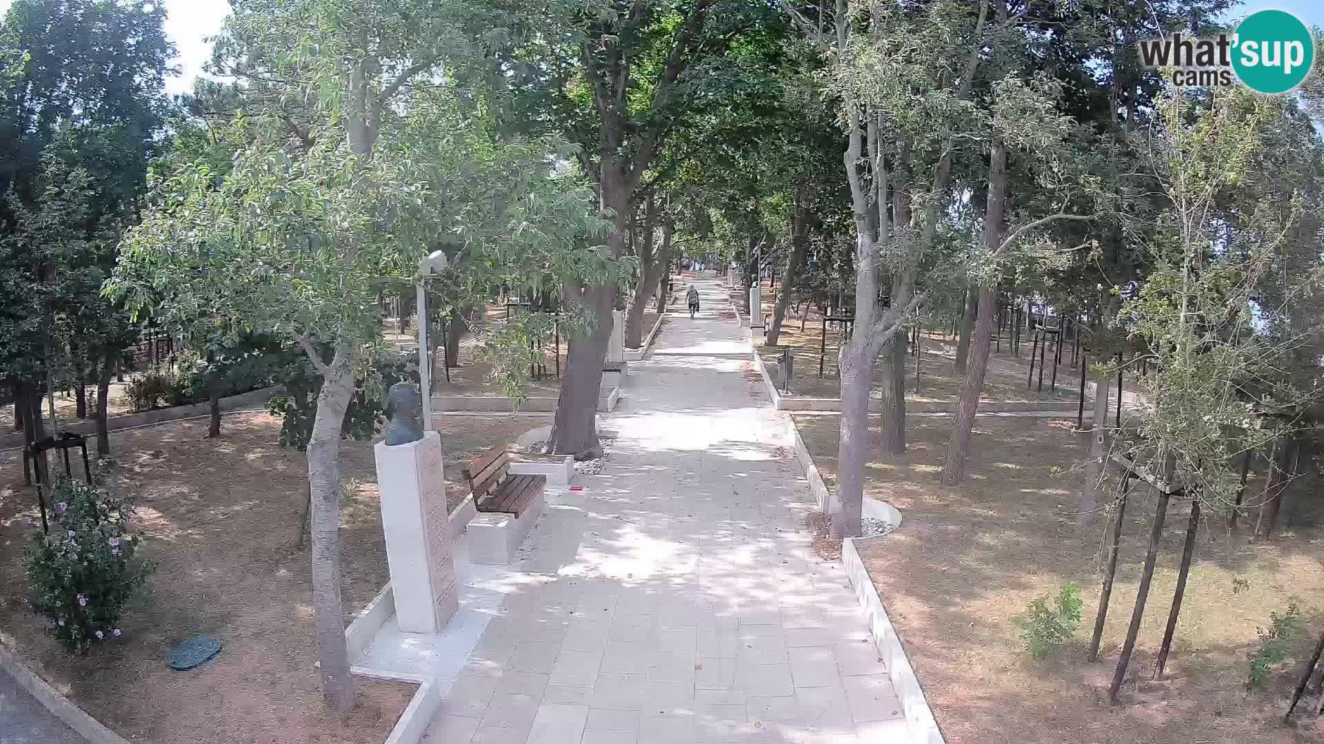 Writers’ Park Webcam Senj – Live by the Sea