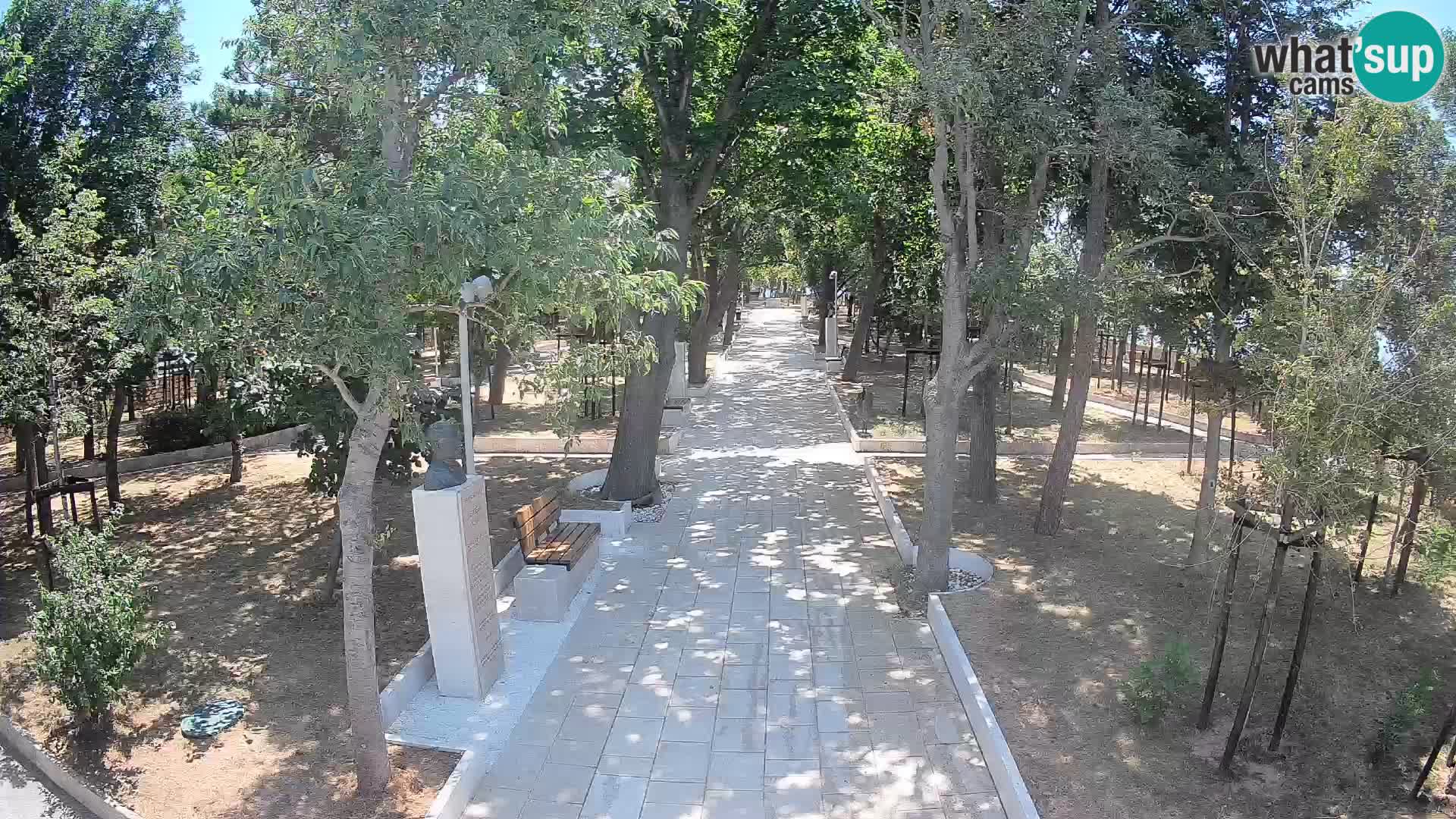 Writers’ Park Webcam Senj – Live by the Sea