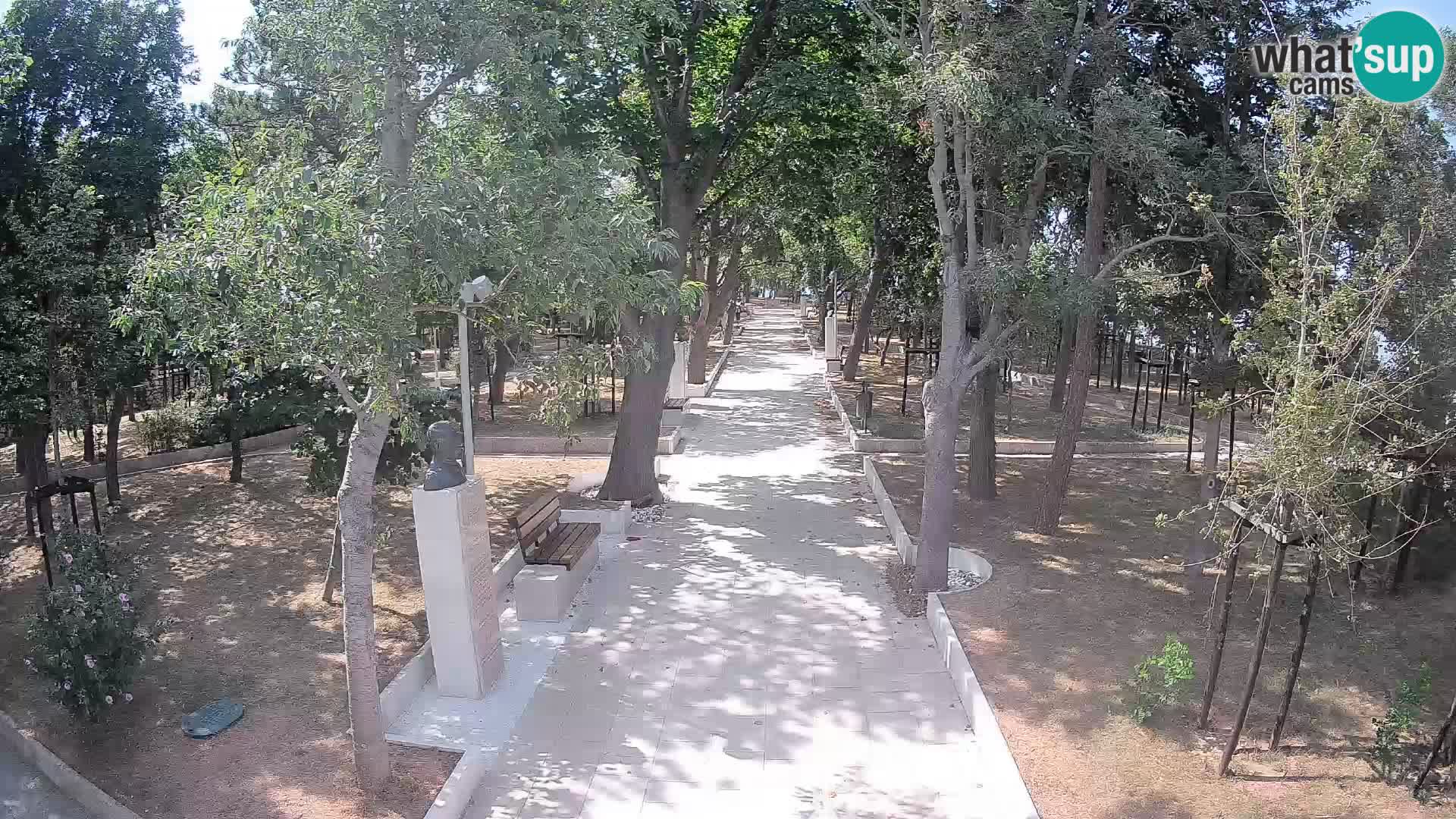 Writers’ Park Webcam Senj – Live by the Sea