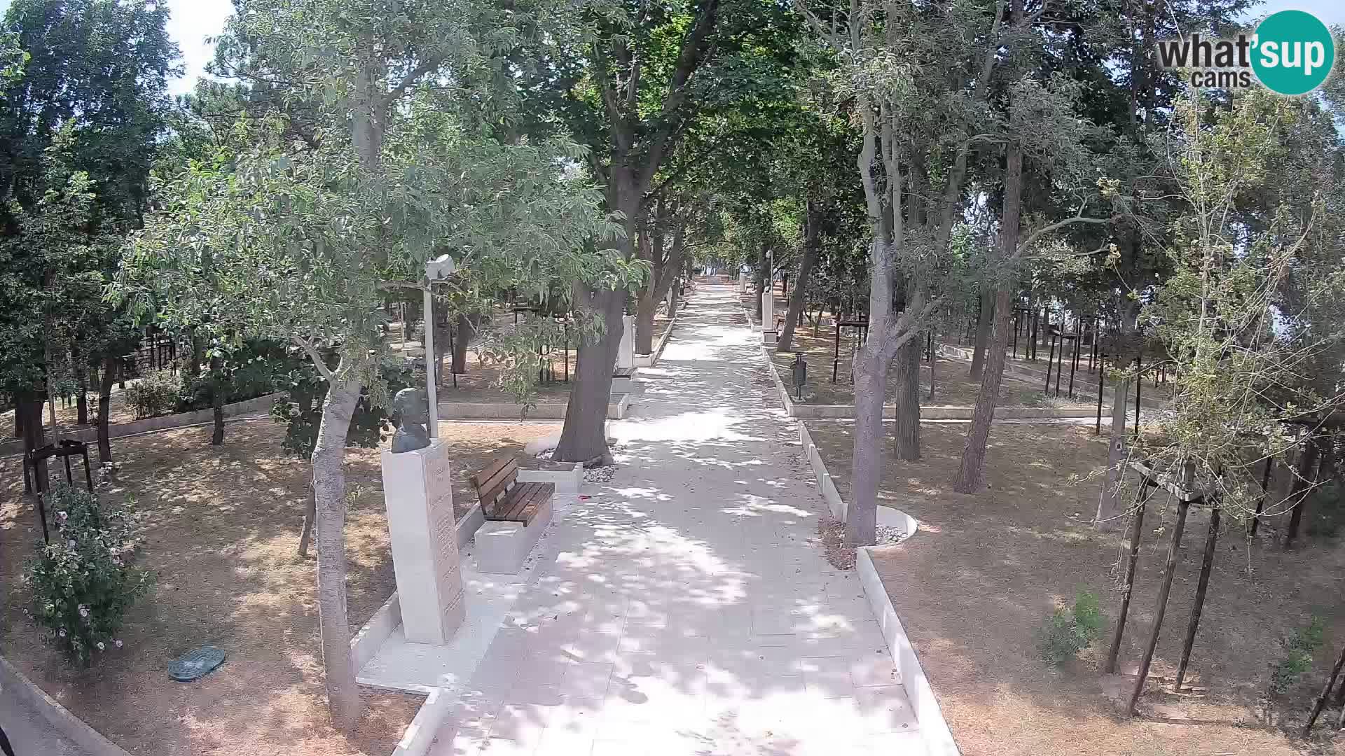 Writers’ Park Webcam Senj – Live by the Sea