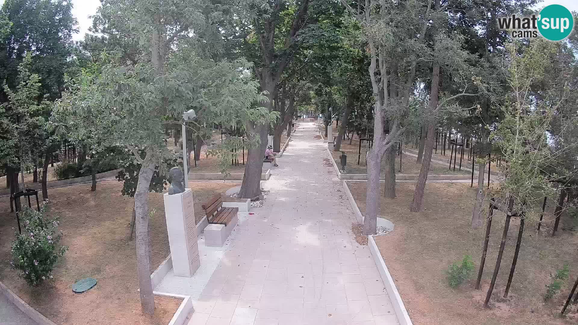 Writers’ Park Webcam Senj – Live by the Sea