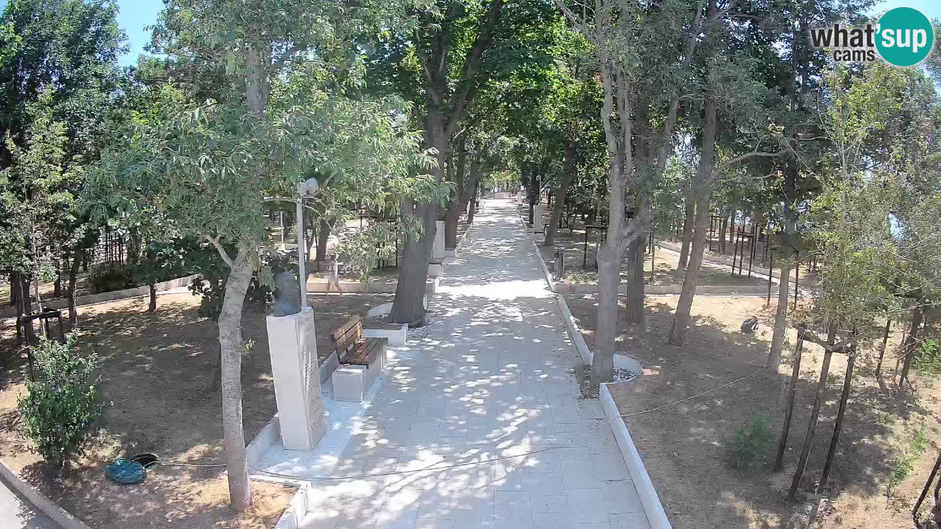 Webcam Schriftstellerpark Senj – Live am Meer