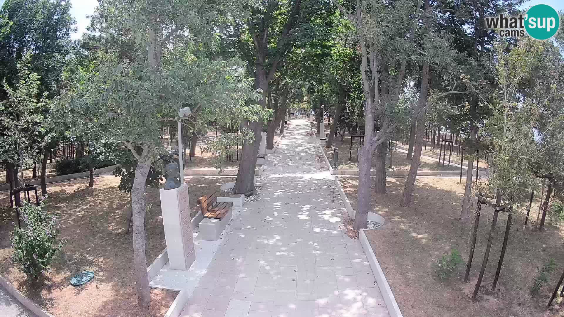 Writers’ Park Webcam Senj – Live by the Sea