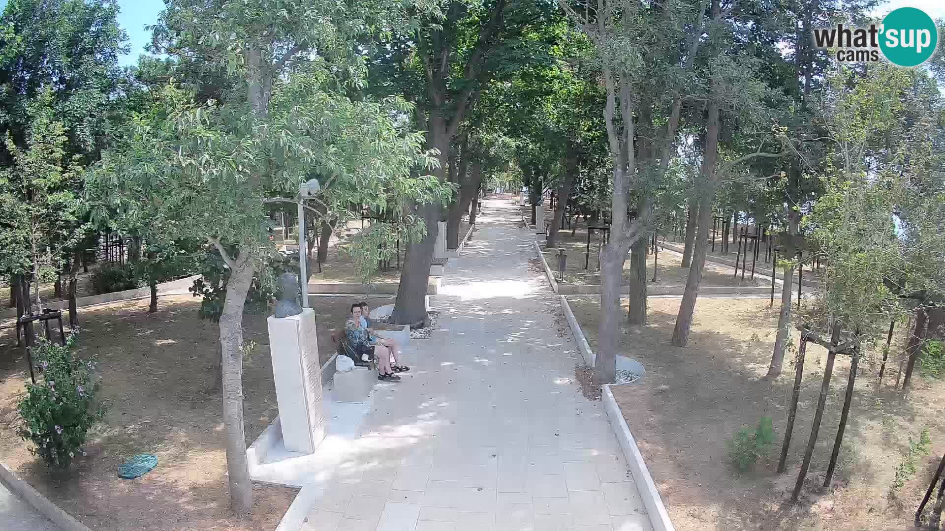 Webcam Schriftstellerpark Senj – Live am Meer