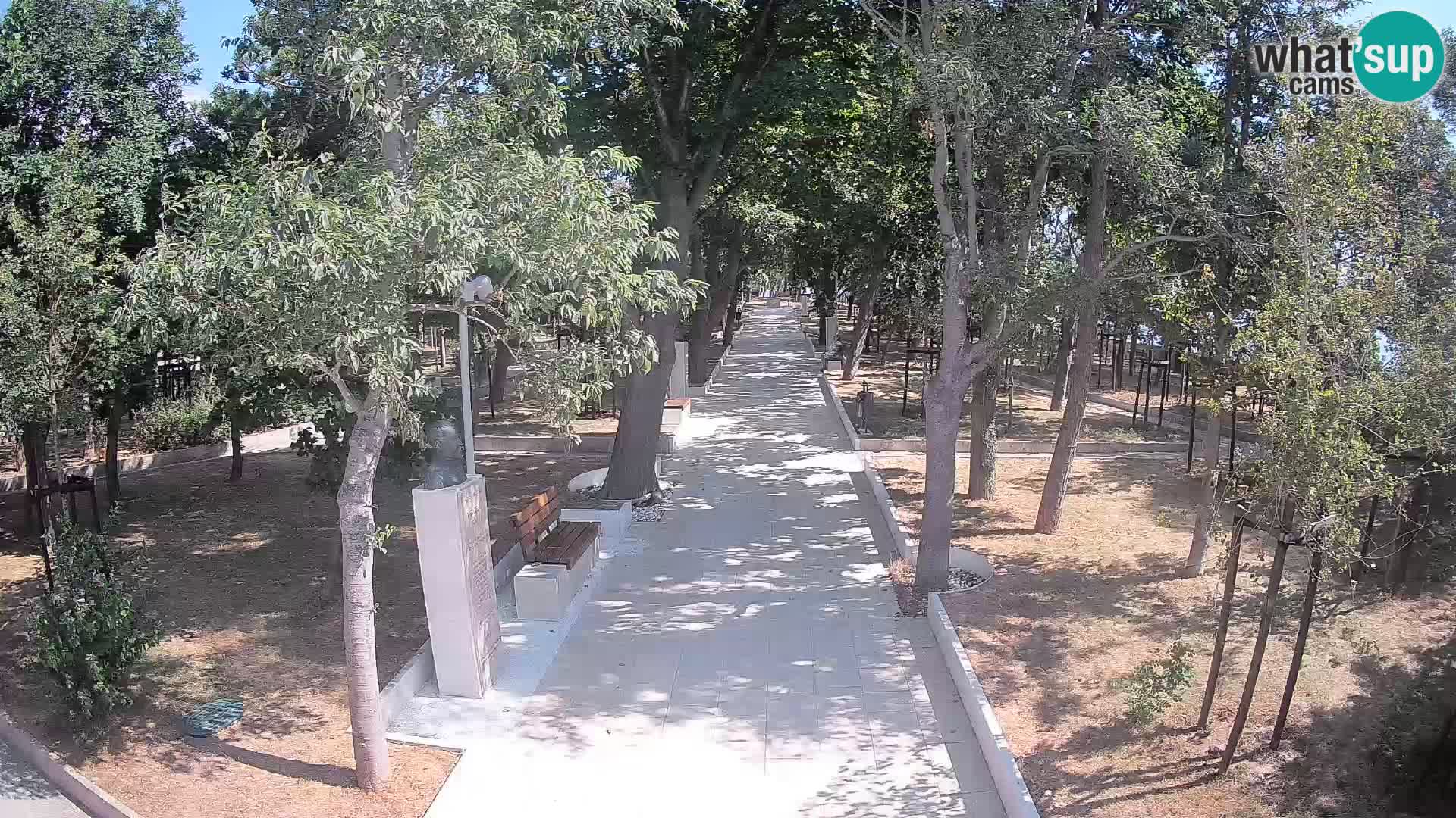 Writers’ Park Webcam Senj – Live by the Sea