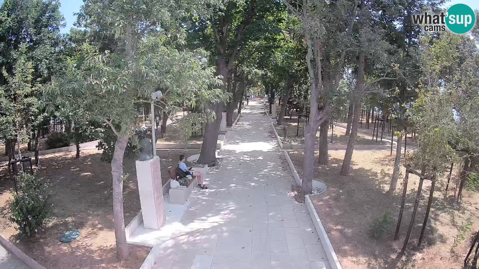 Writers’ Park Webcam Senj – Live by the Sea
