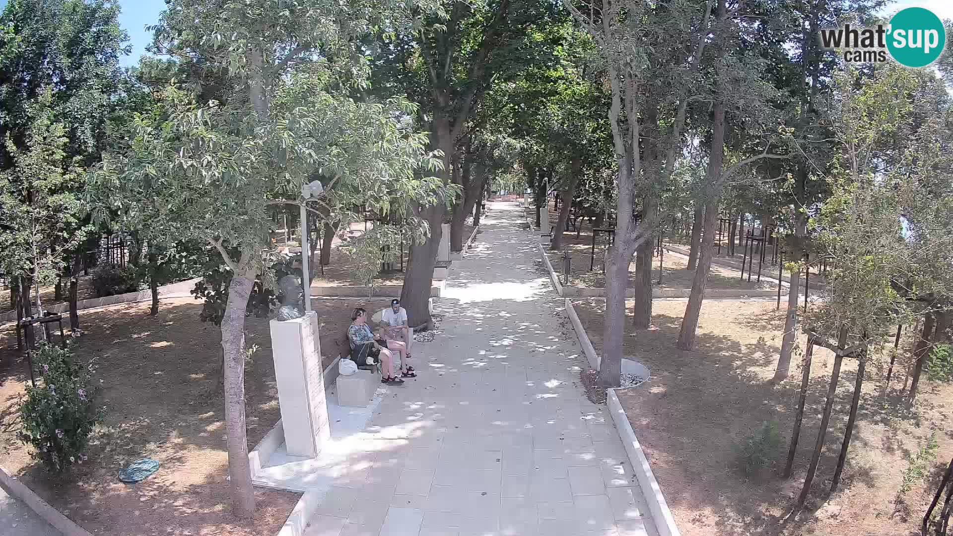 Webcam Schriftstellerpark Senj – Live am Meer