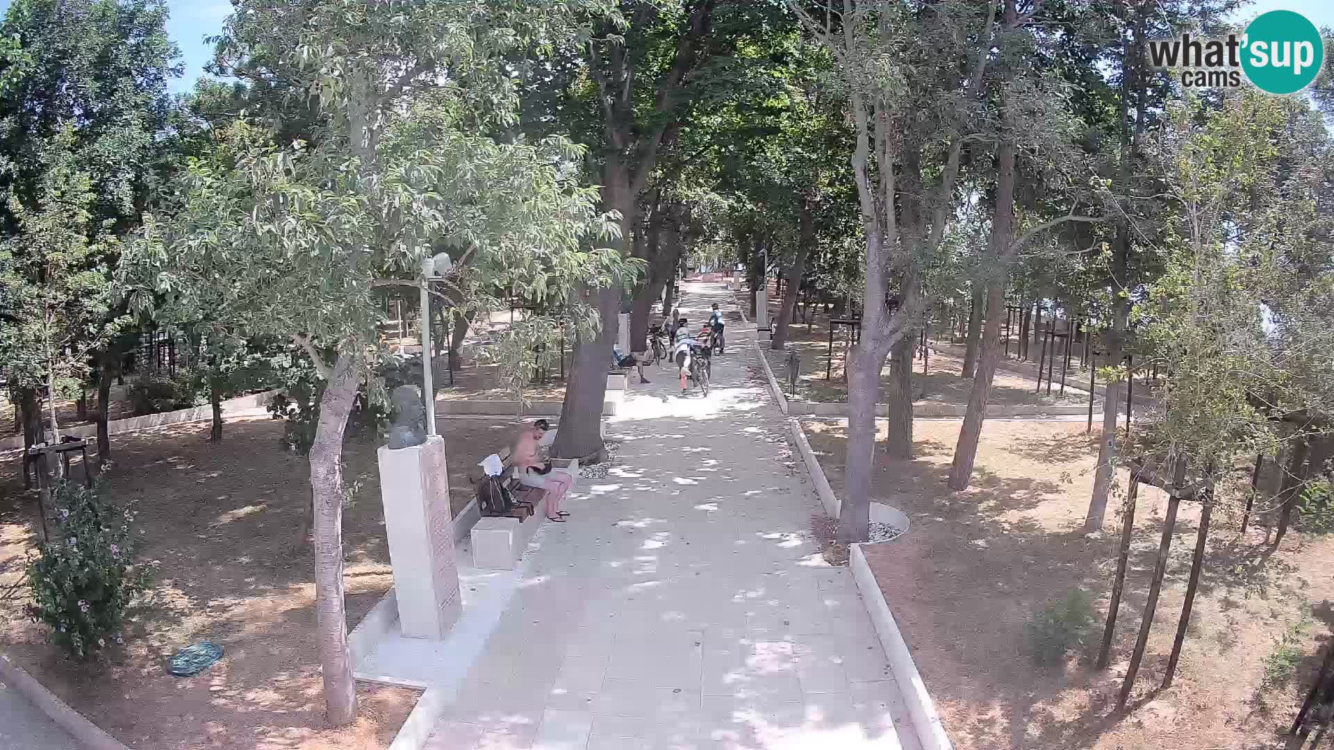 Webcam Schriftstellerpark Senj – Live am Meer