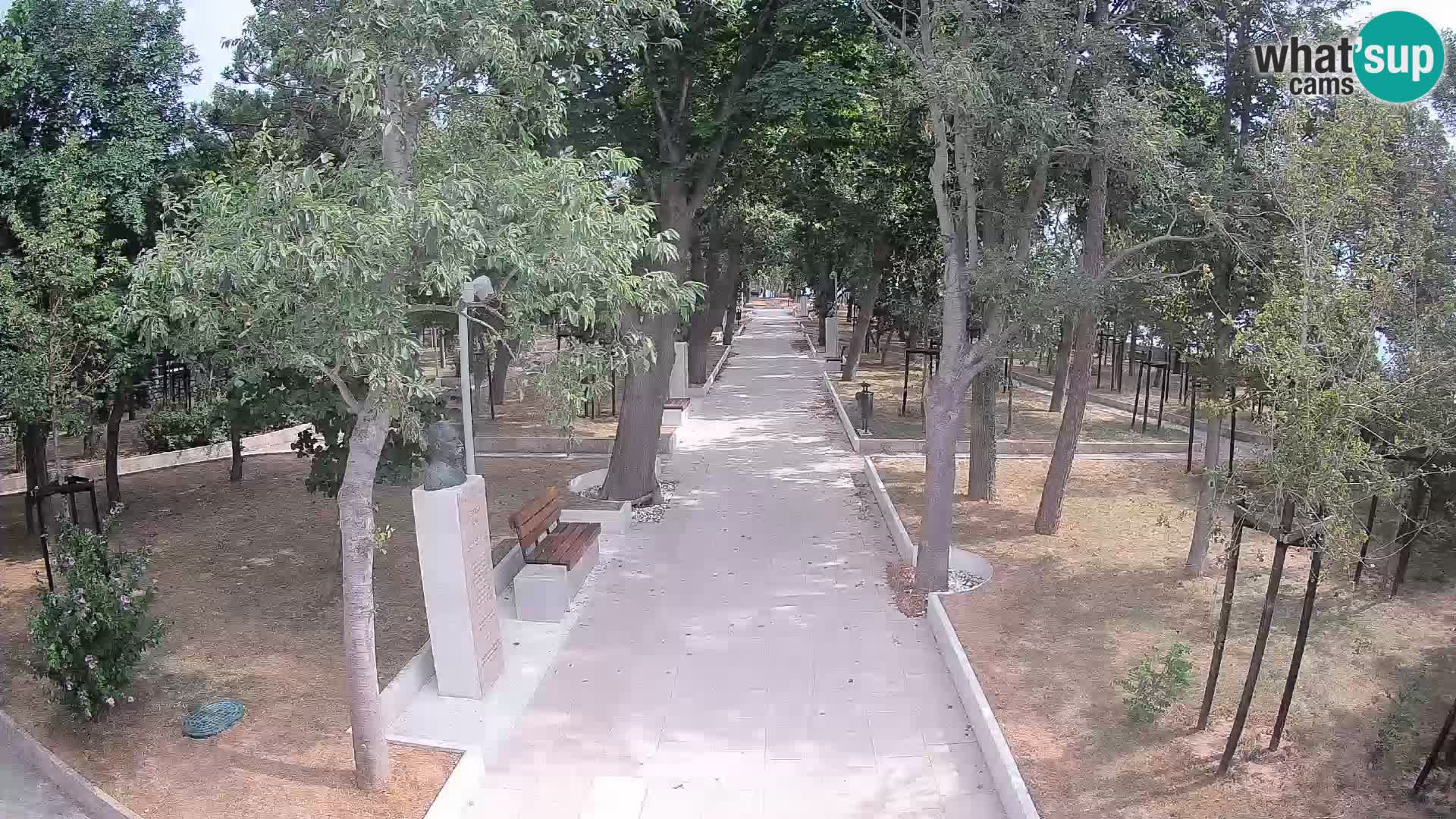 Writers’ Park Webcam Senj – Live by the Sea