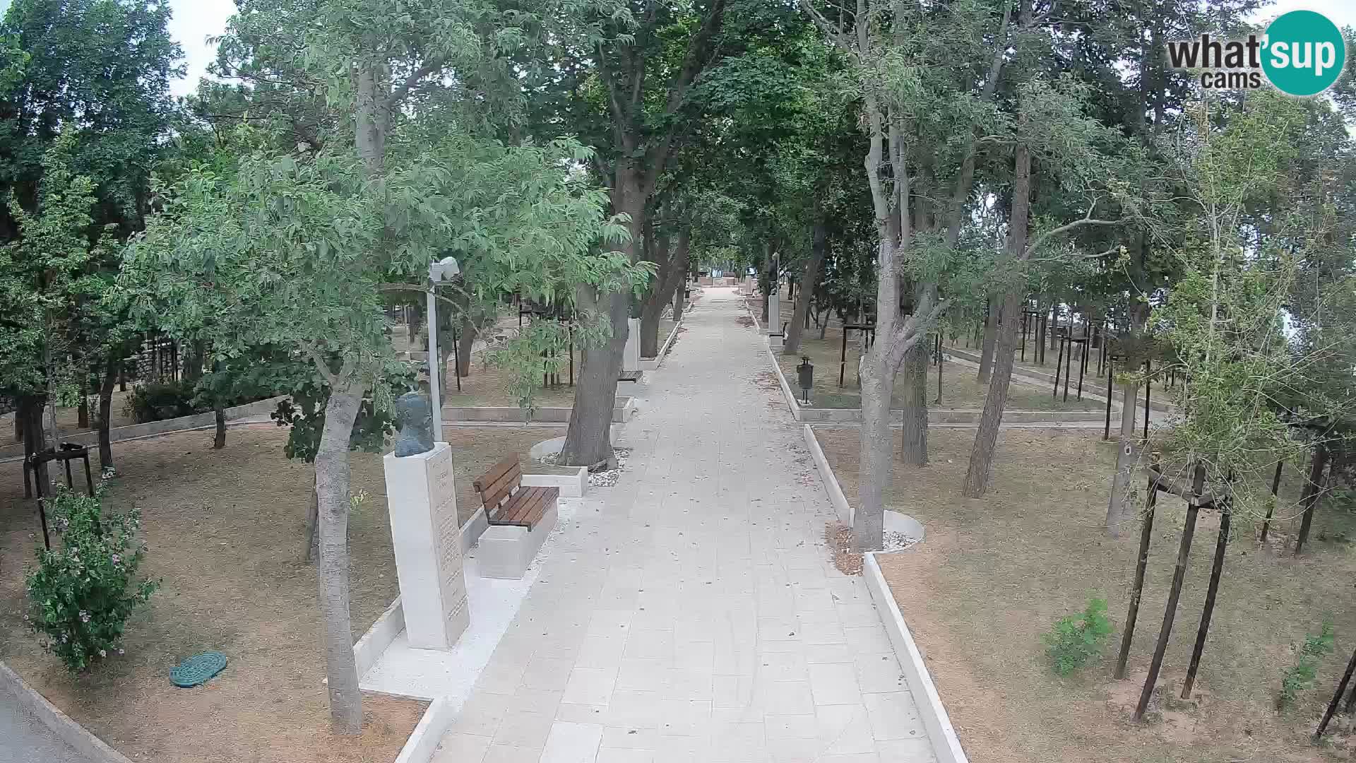 Writers’ Park Webcam Senj – Live by the Sea