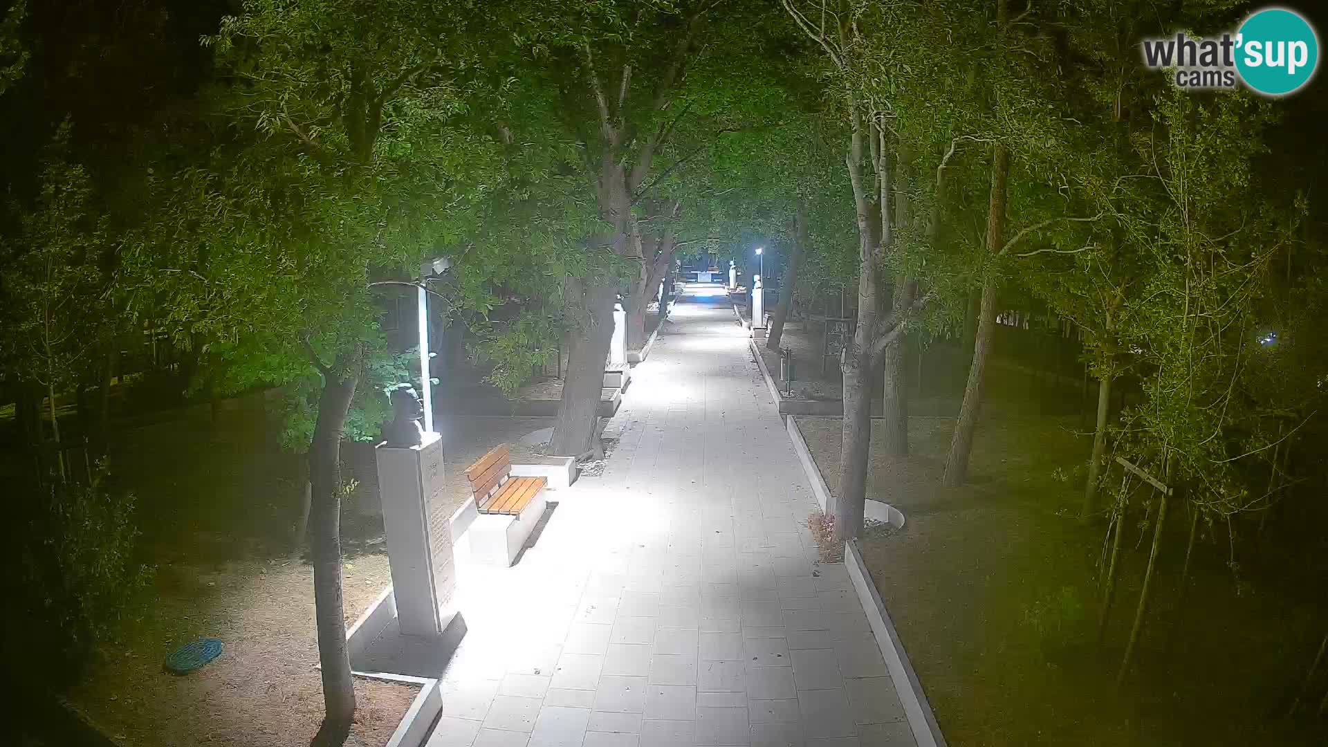 Writers’ Park Webcam Senj – Live by the Sea