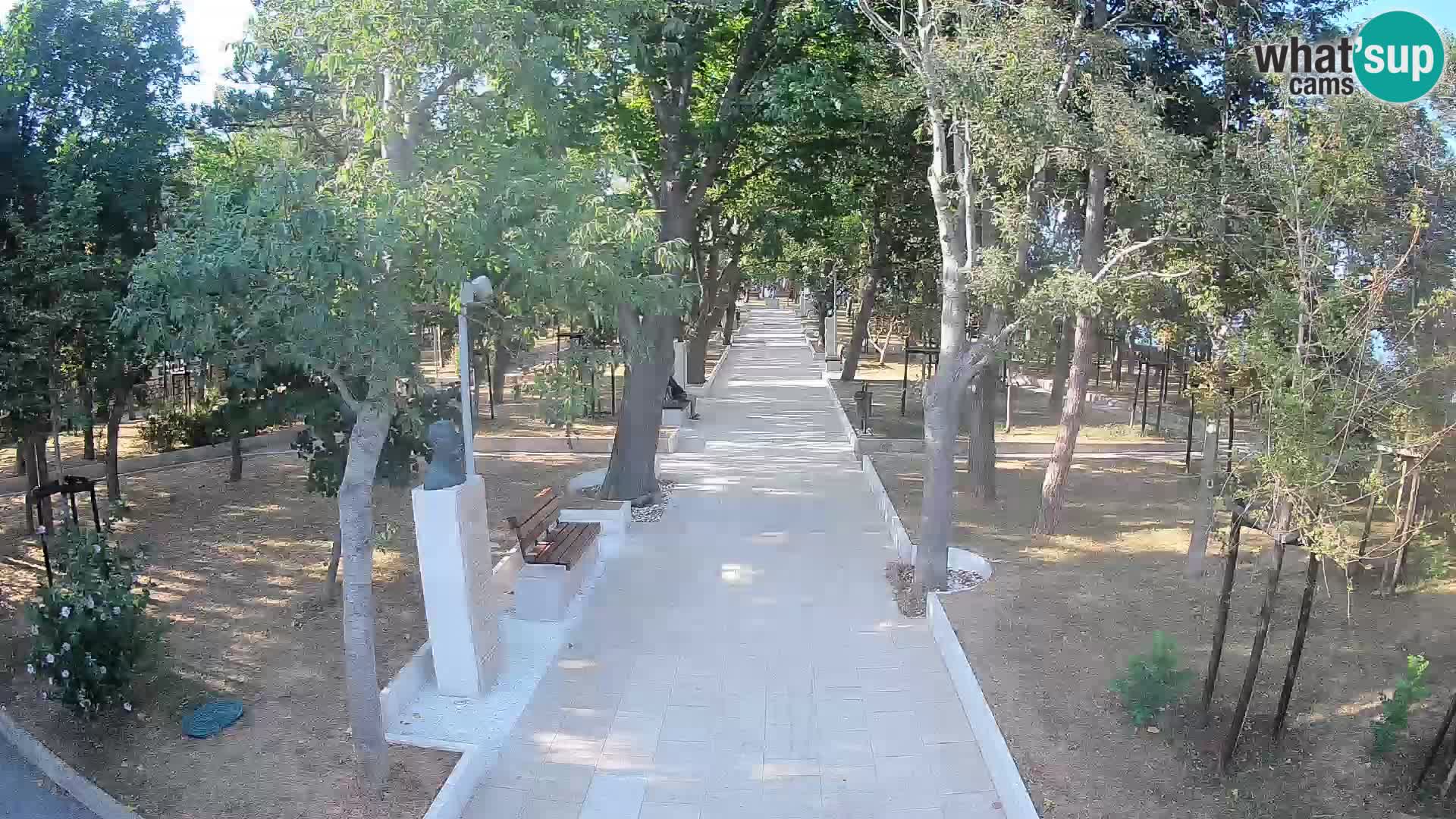 Writers’ Park Webcam Senj – Live by the Sea