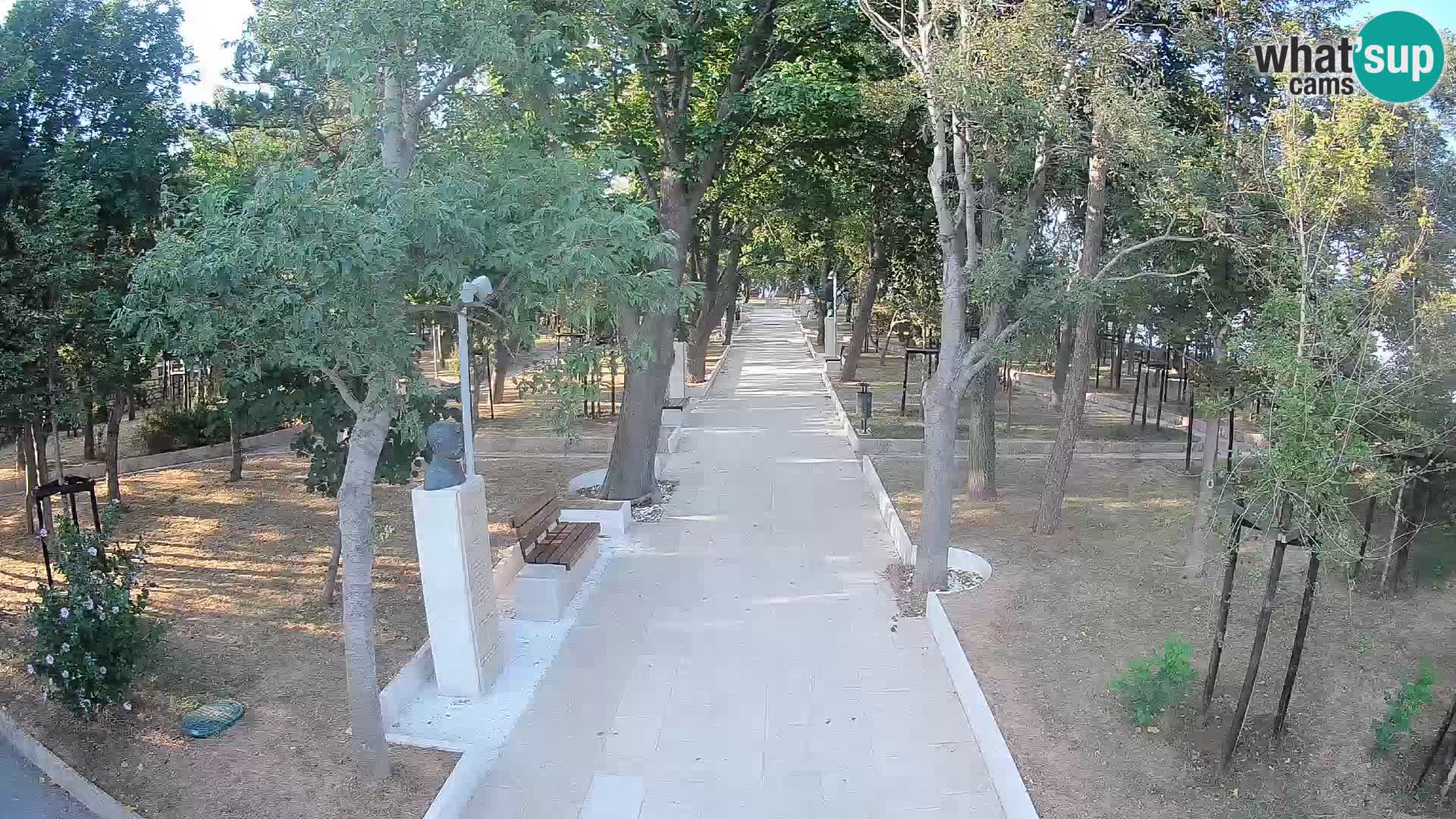 Webcam Schriftstellerpark Senj – Live am Meer