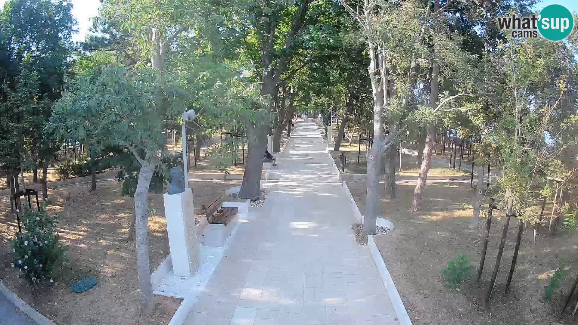 Writers’ Park Webcam Senj – Live by the Sea
