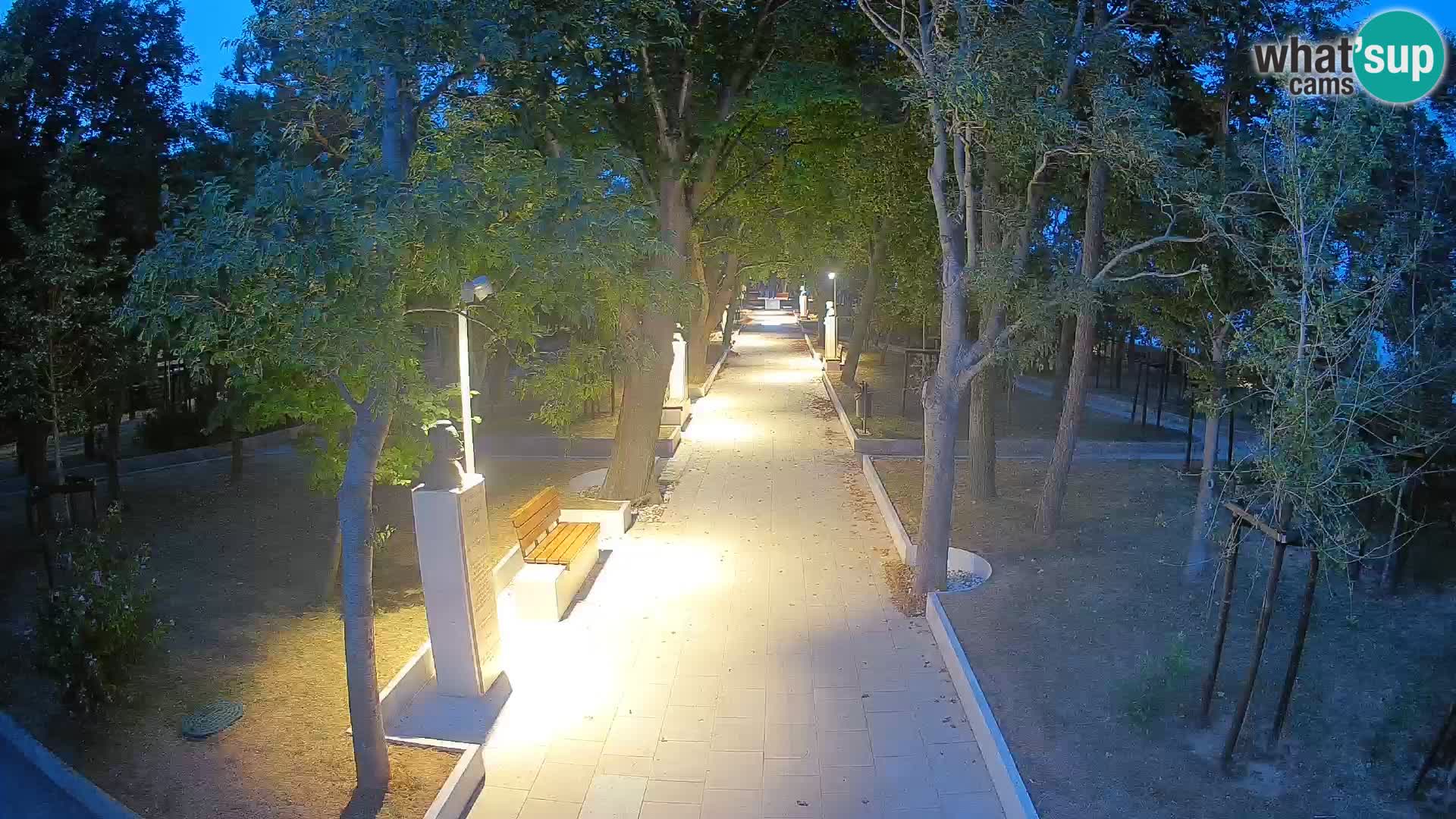 Writers’ Park Webcam Senj – Live by the Sea