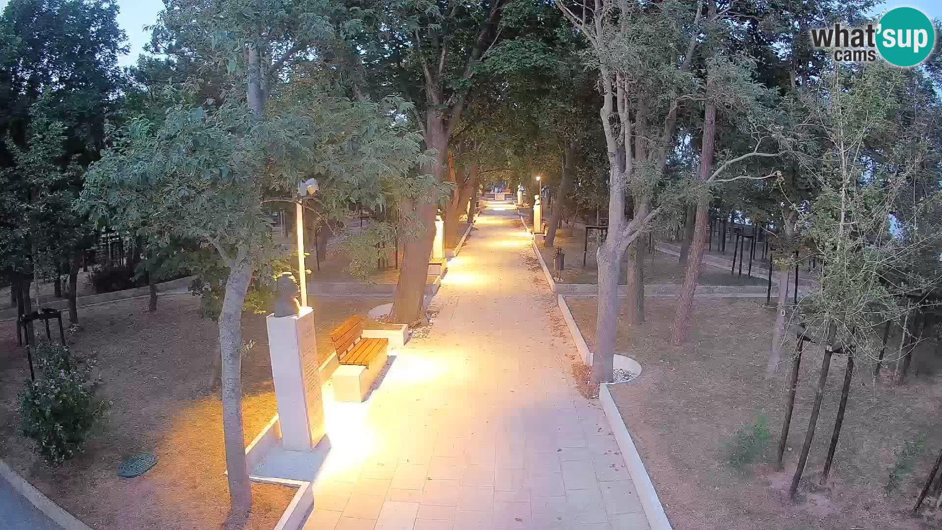 Writers’ Park Webcam Senj – Live by the Sea