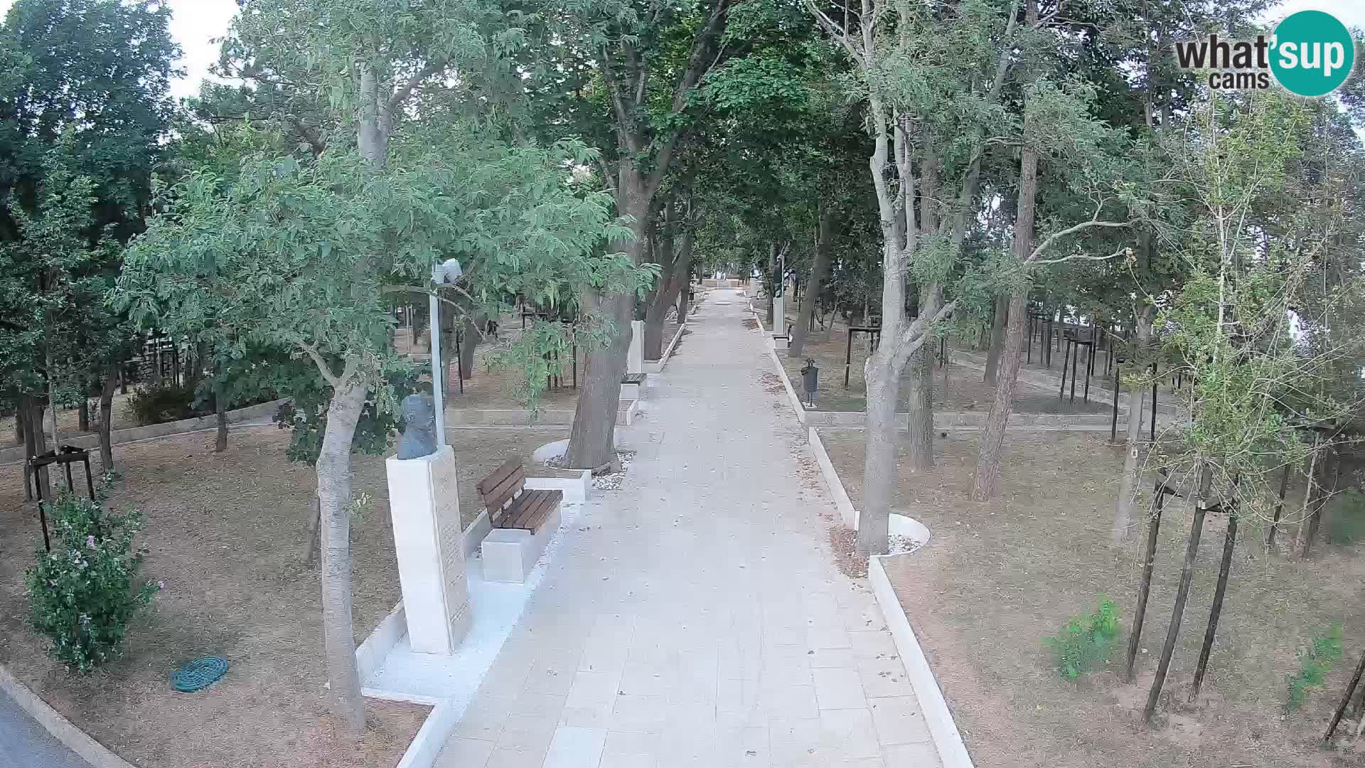Writers’ Park Webcam Senj – Live by the Sea