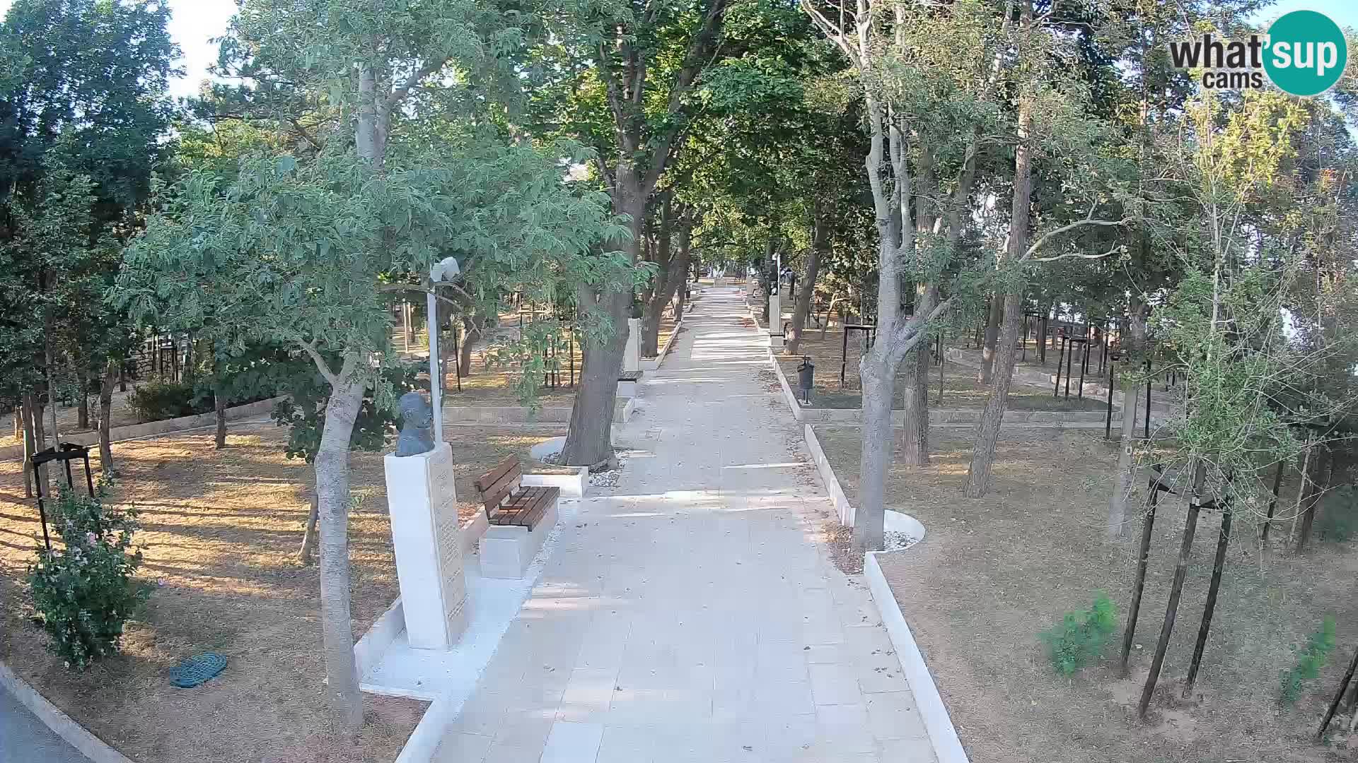 Writers’ Park Webcam Senj – Live by the Sea