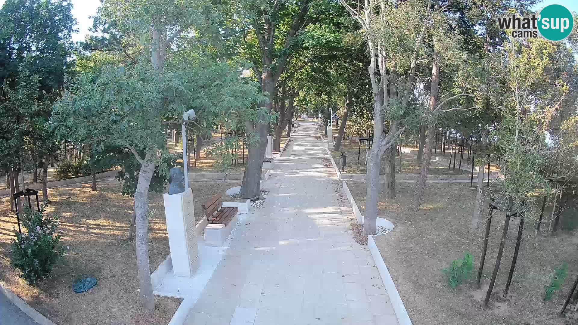 Writers’ Park Webcam Senj – Live by the Sea