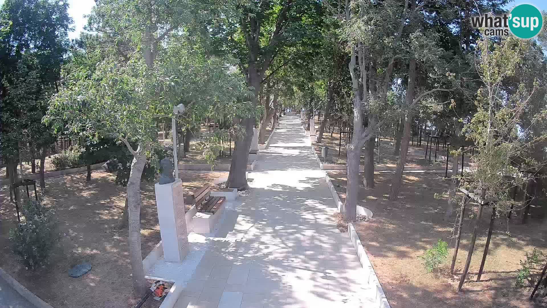 Writers’ Park Webcam Senj – Live by the Sea
