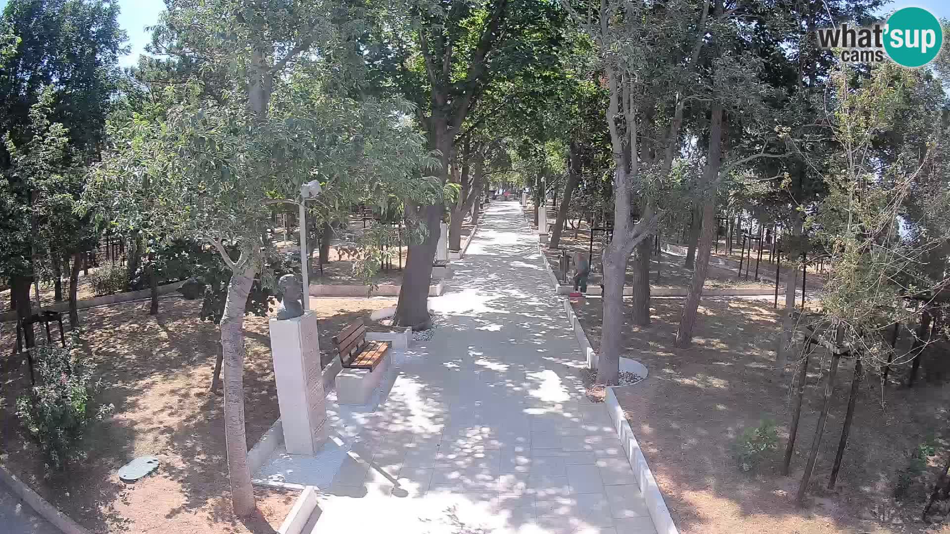 Writers’ Park Webcam Senj – Live by the Sea