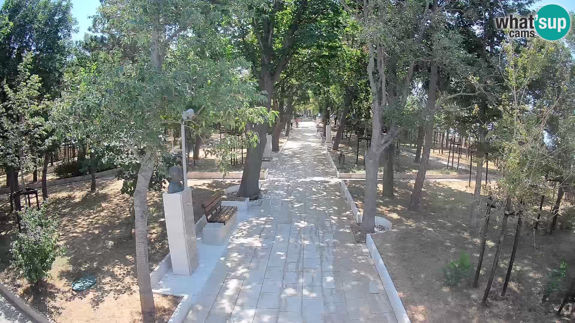 Webcam Schriftstellerpark Senj – Live am Meer