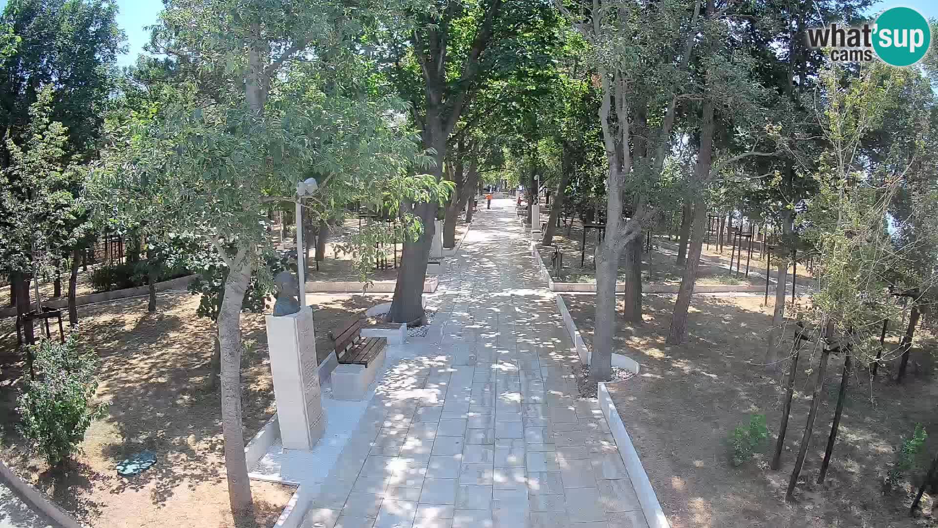 Writers’ Park Webcam Senj – Live by the Sea