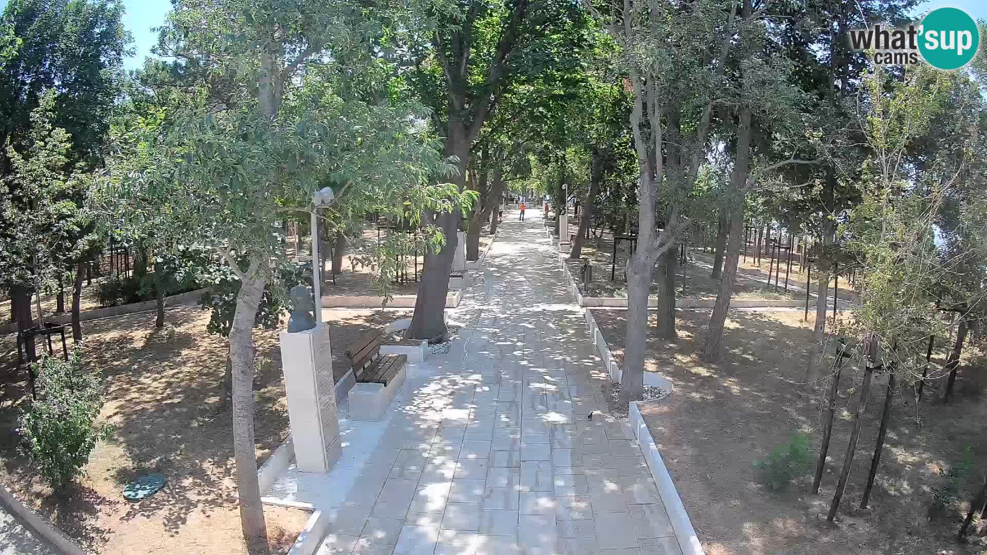 Writers’ Park Webcam Senj – Live by the Sea