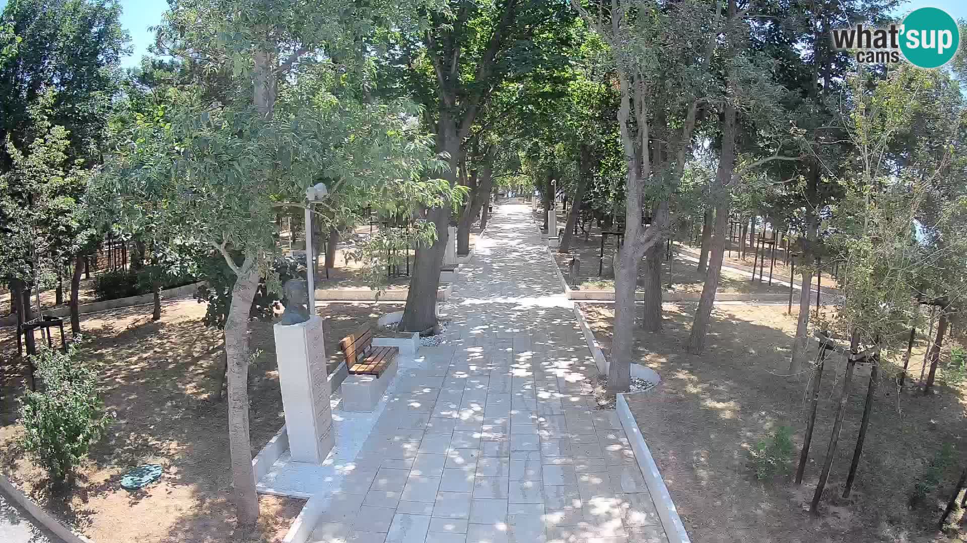 Writers’ Park Webcam Senj – Live by the Sea